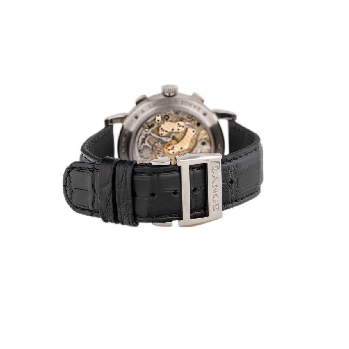 A. Lange & Sohne Datograph Perpetual Calendar White Gold Gray Dial 41mm 410.038 Full Set