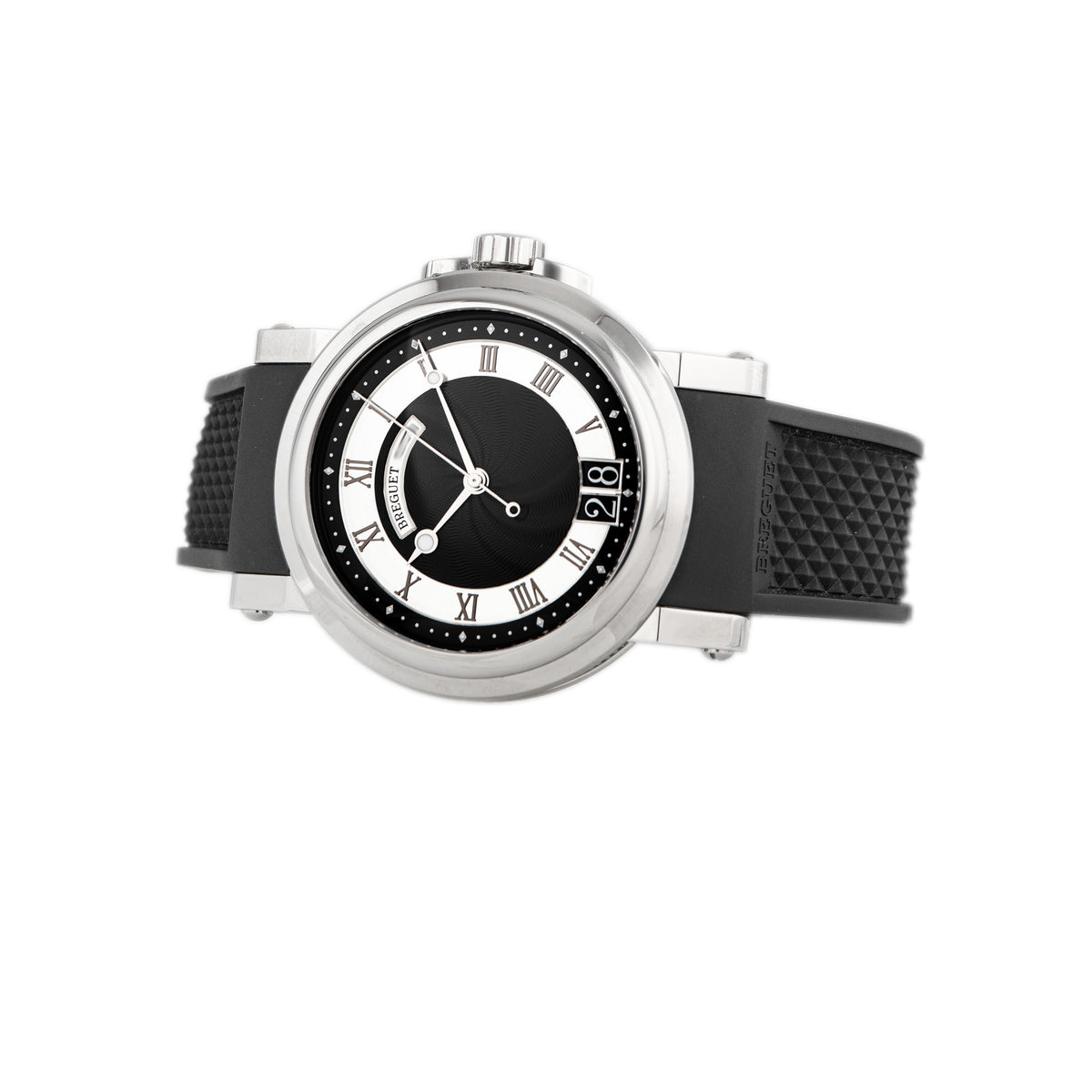 Breguet Marine Stainless Steel Black Dial 39mm 5817ST Full Set