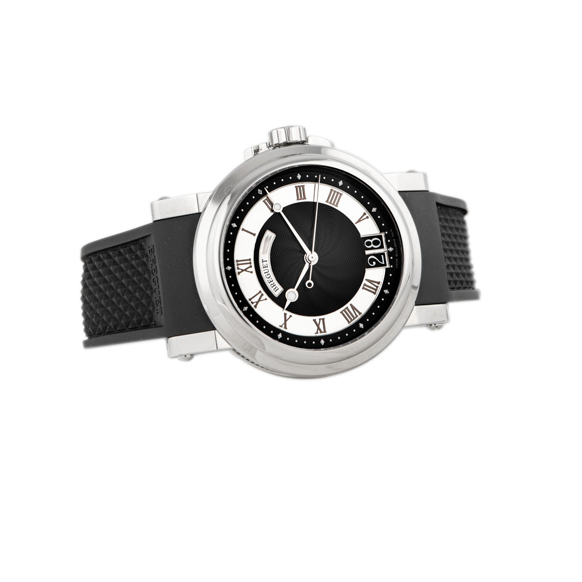Breguet Marine Stainless Steel Black Dial 39mm 5817ST Full Set