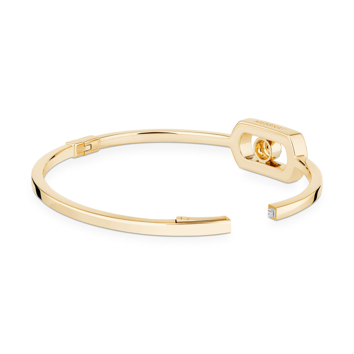 Messika So Move 18k Yellow Gold Diamond Bangle Bracelet