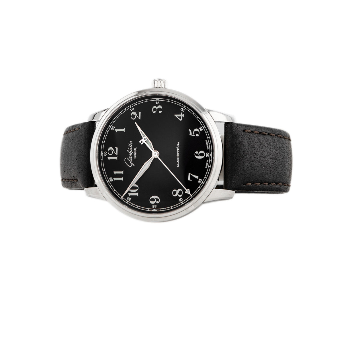 Glashutte Original Senator Excellence Stainless Steel Black Dial 40mm 1-36-01-03-02-65 Full Set