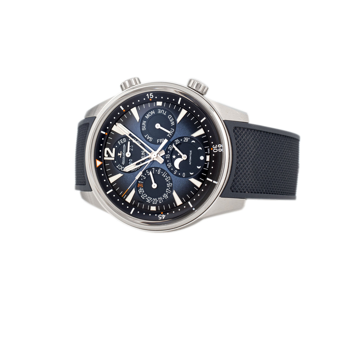 Jaeger-LeCoultre Polaris Perpetual Calendar Stainless Steel Blue Dial 42mm Q9088180 Full Set