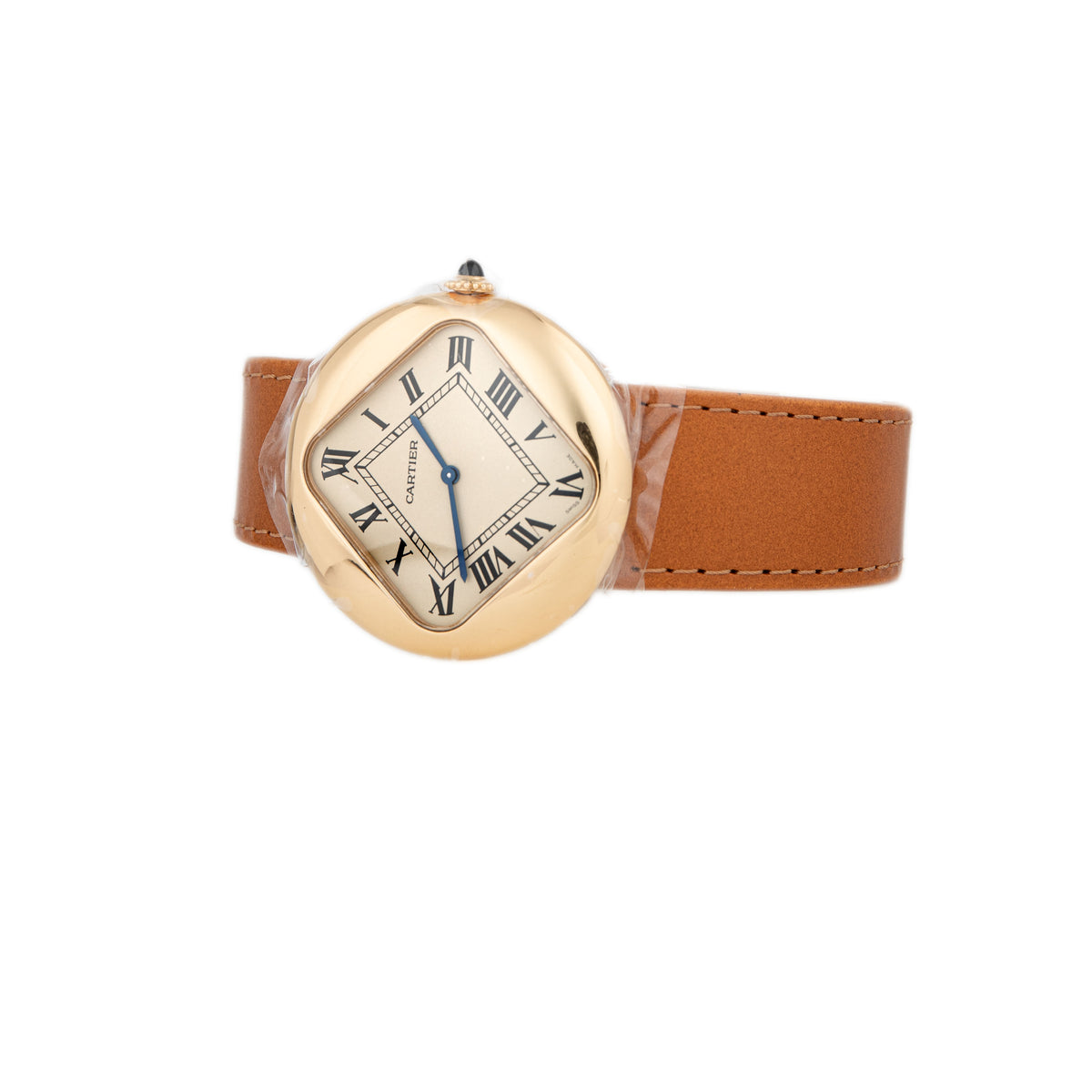 Cartier Pebble Yellow Gold Beige Dial 36mm WGPB0003 Full Set