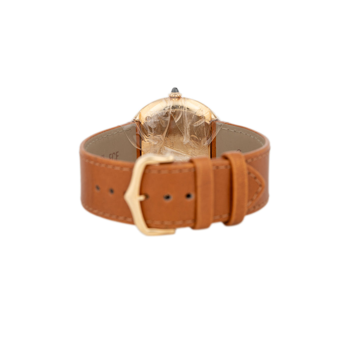 Cartier Pebble Yellow Gold Beige Dial 36mm WGPB0003 Full Set