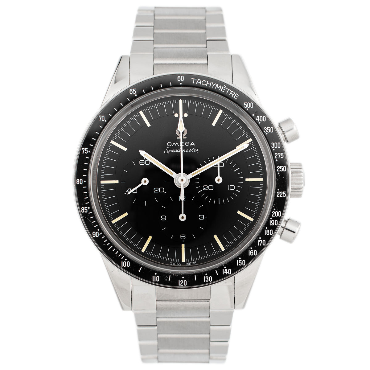 Omega Speedmaster Professional Ed White 321 Stainless Steel Black Dial 39.7mm 311.30.40.30.01.001 Full Set