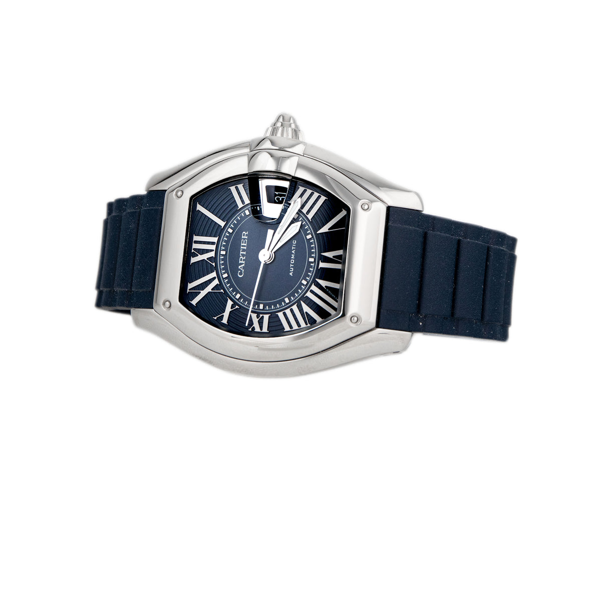 Cartier Roadster Stainless Steel Blue Dial 47x38mm WSRD0014 Full Set
