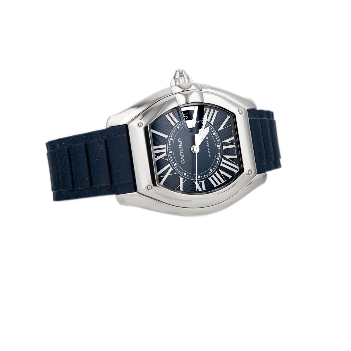 Cartier Roadster Stainless Steel Blue Dial 47x38mm WSRD0014 Full Set