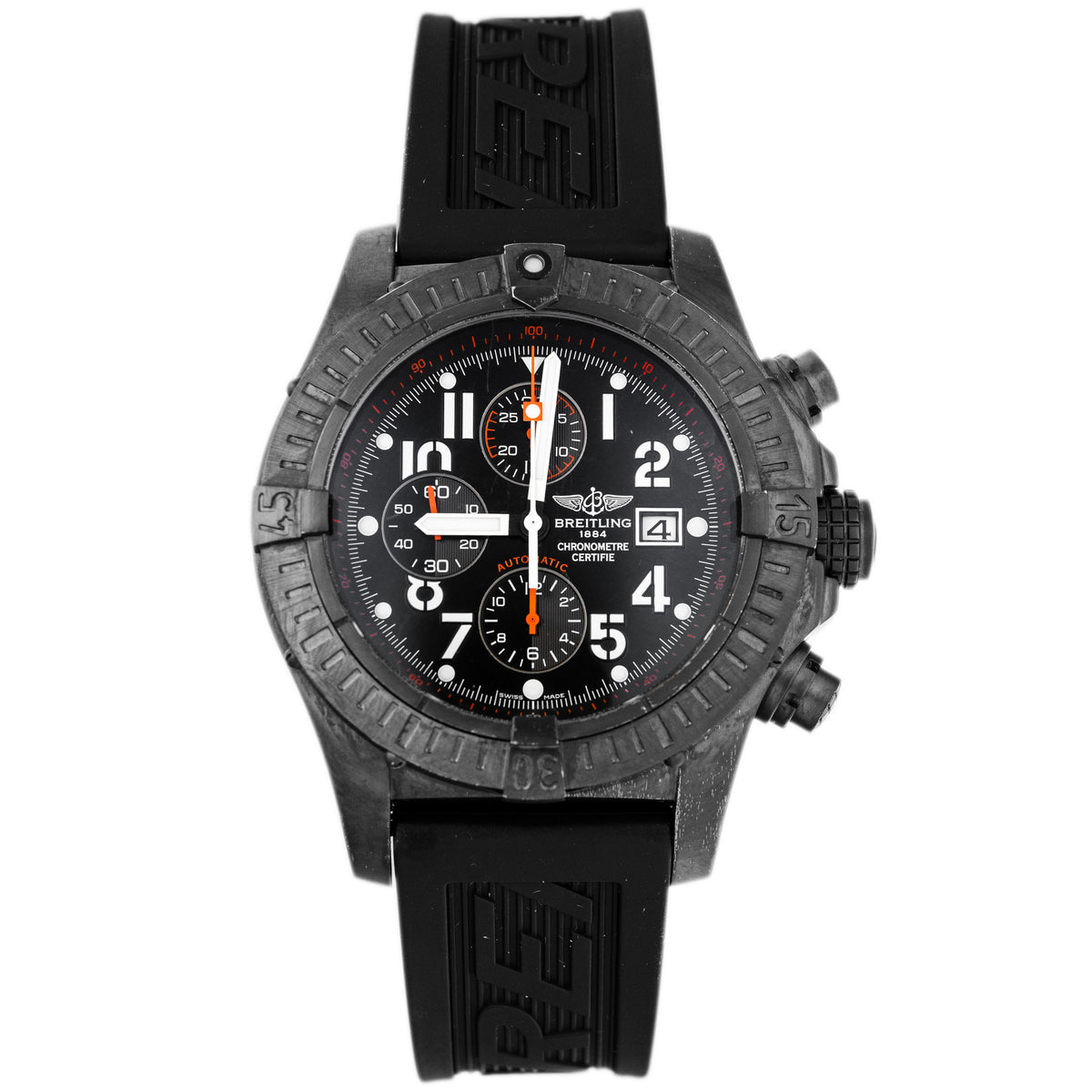 Breitling Super Avenger Stainless Steel Black Dial 45mm M1337010/B930