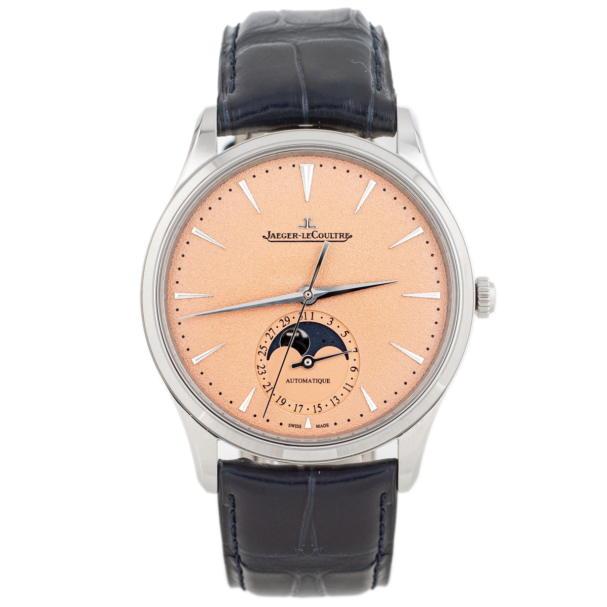 Jaeger-LeCoultre Master Ultra Thin Moon Stainless Steel Copper Dial 39mm Q1368460 Full Set