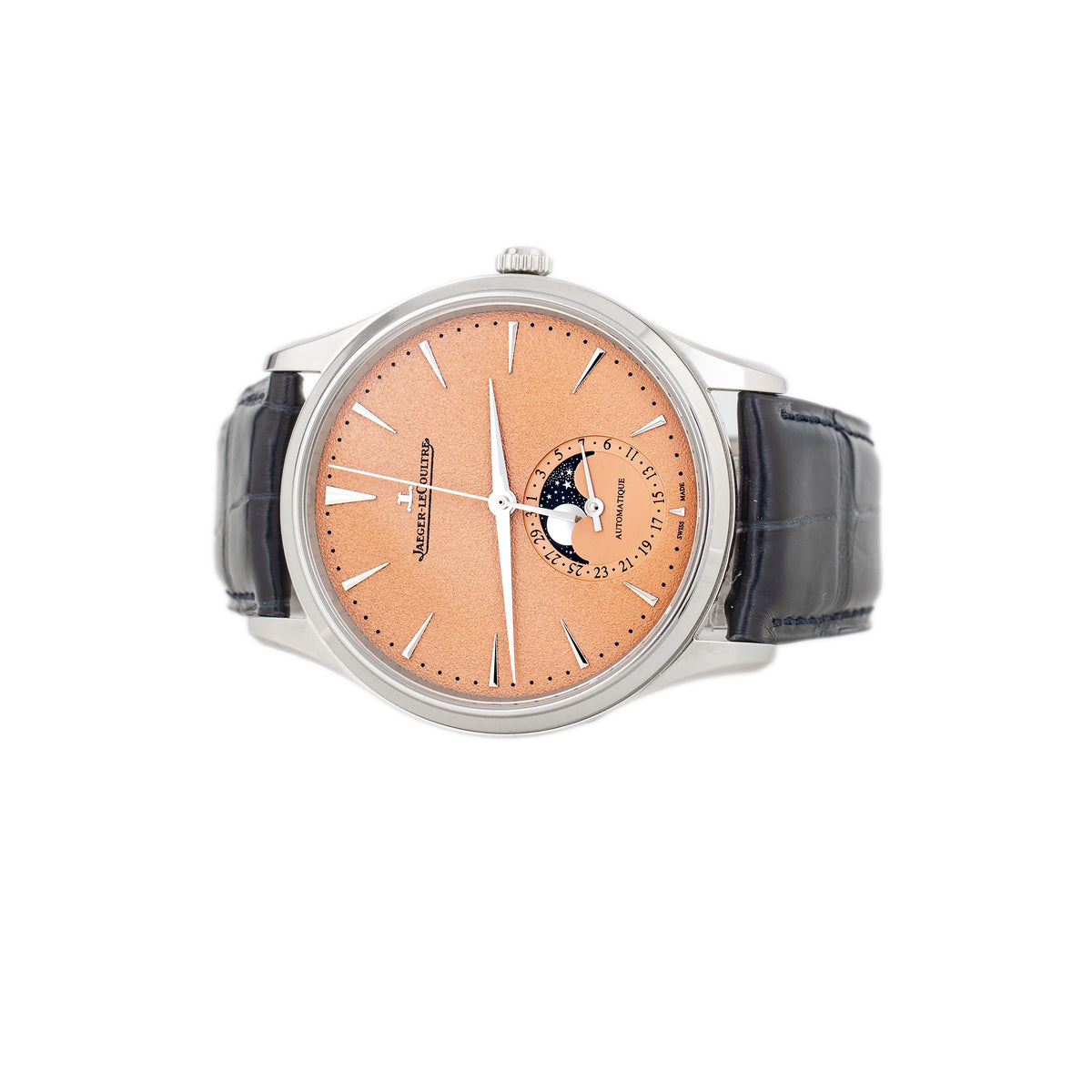 Jaeger-LeCoultre Master Ultra Thin Moon Stainless Steel Copper Dial 39mm Q1368460 Full Set