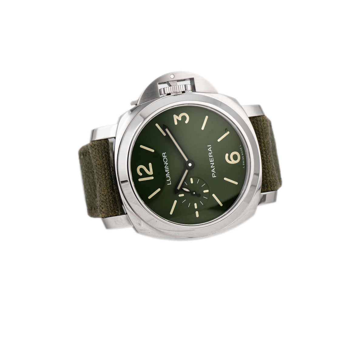 Panerai Luminor Stainless Steel Green Dial 42mm Pam01711 Full Set