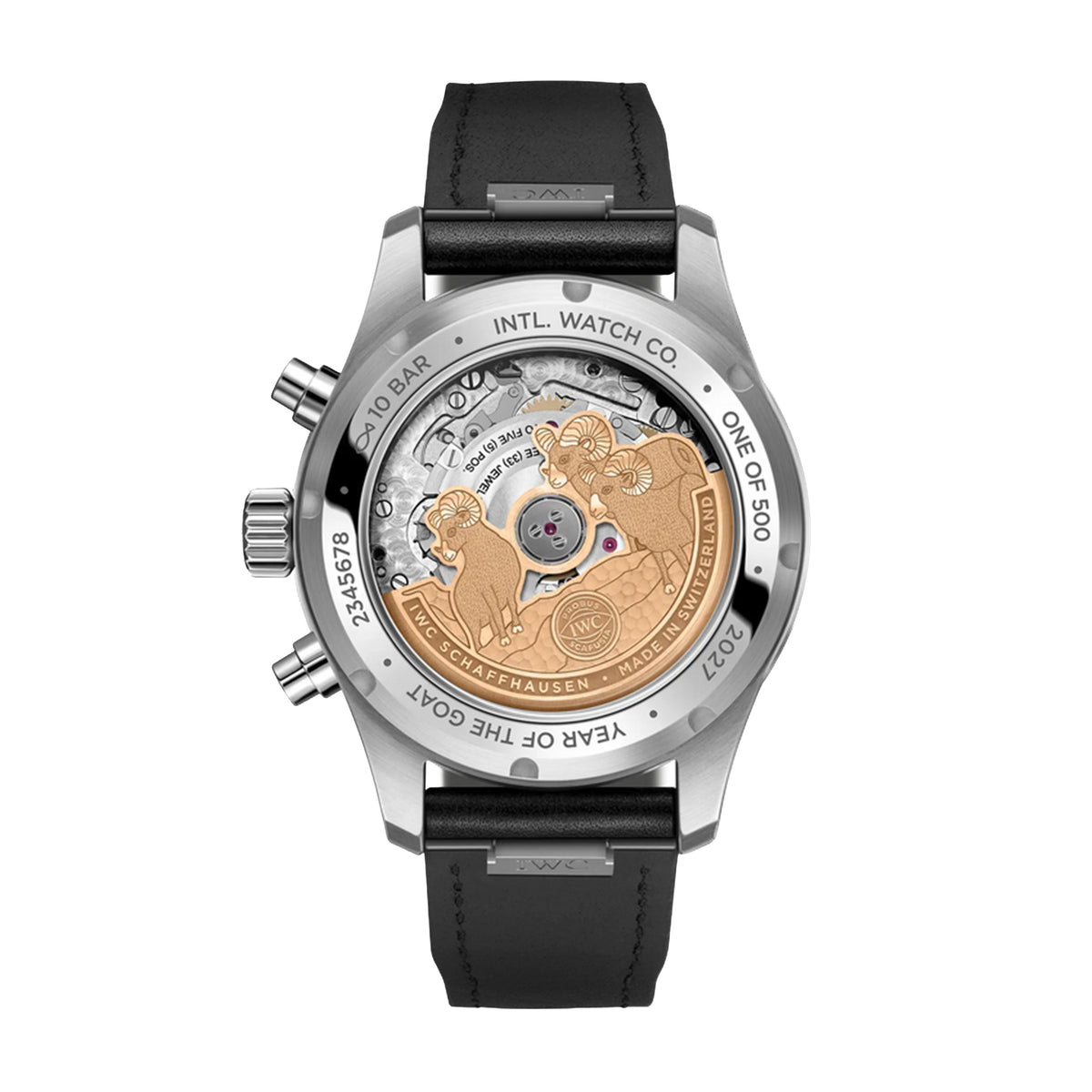 IWC Pilot's Watch Performance Chronograph Year of the Goat Watch, 41MM Gold Dial, IW388310
