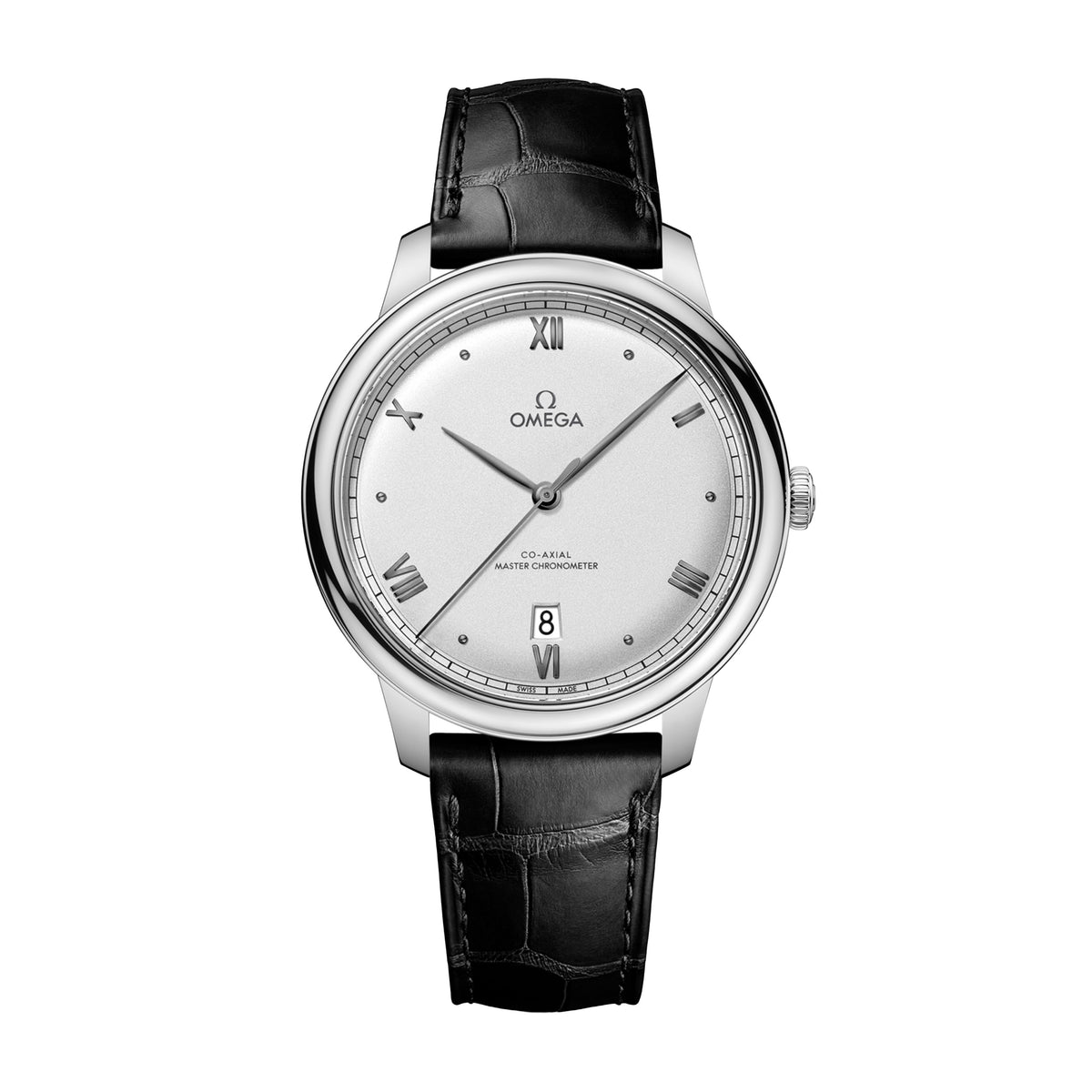 Omega De Ville Prestige Watch, 40mm Silver Dial, 434.13.40.20.02.001