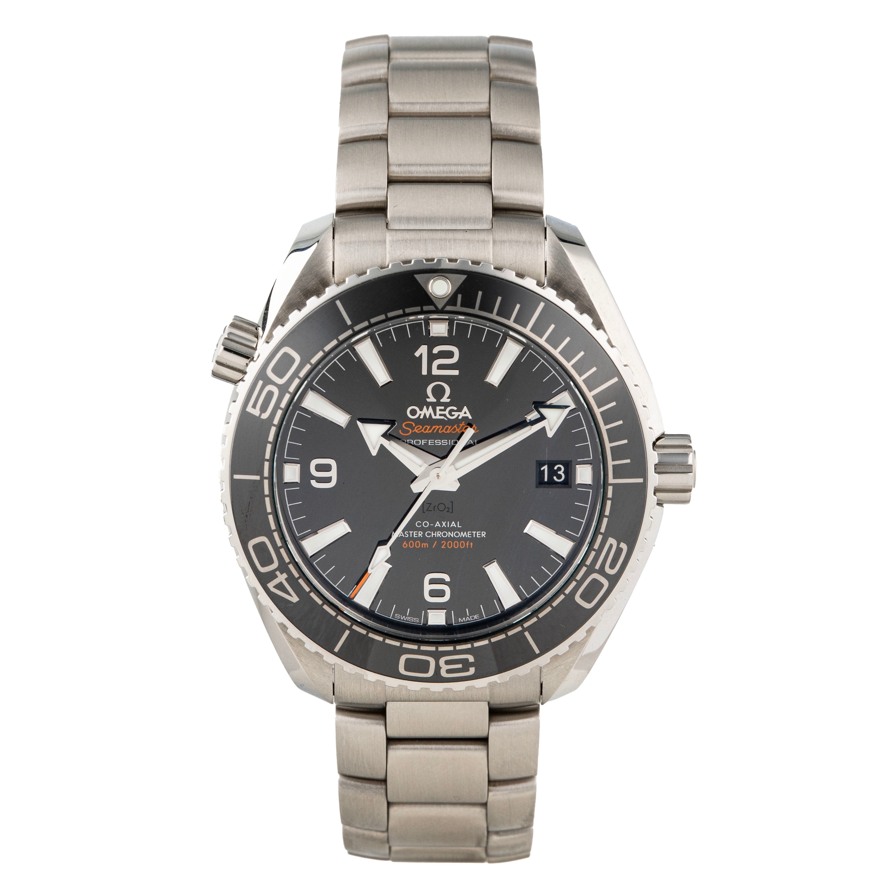 Omega Seamaster Planet Ocean 600m Stainless Steel Black Dial 39.5mm 215.30.40.20.01.001 Full Set