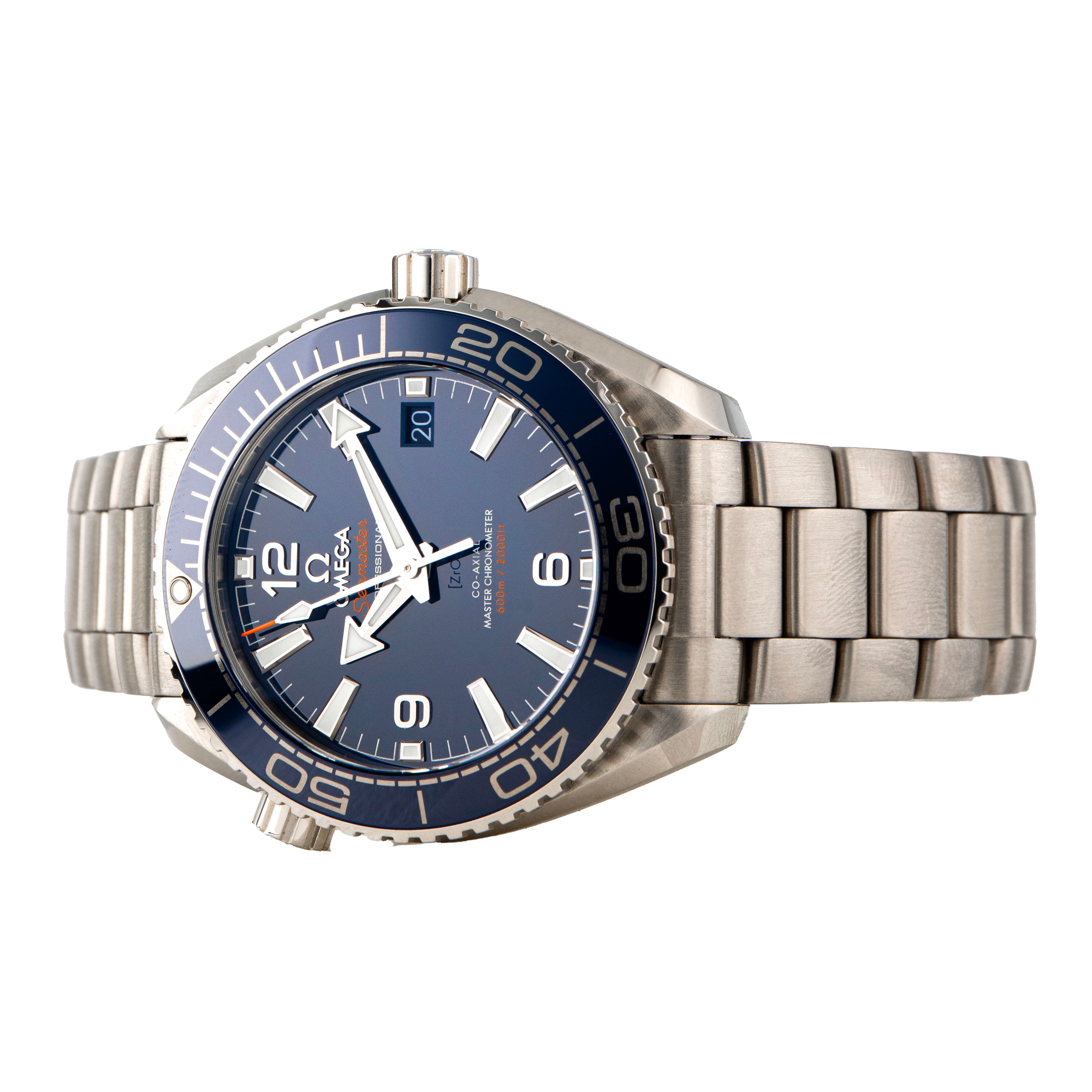 Omega Seamaster Planet Ocean 600m Stainless Steel Blue Dial 39.5mm 215.30.40.20.03.001 Full Set