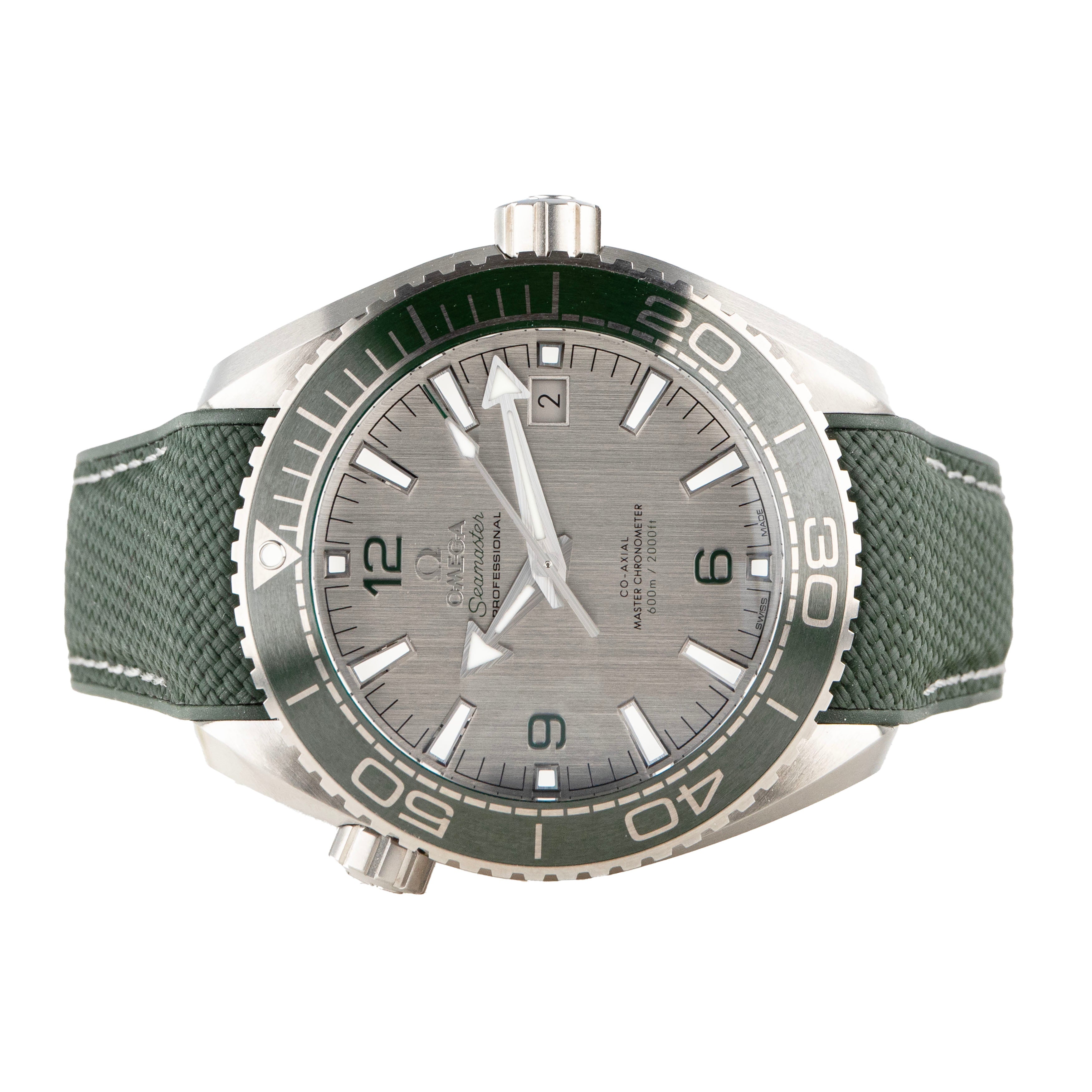 Omega Seamaster Planet Ocean 600m Stainless Steel Gray Dial 43.5mm 215.32.44.21.06.001 Full Set