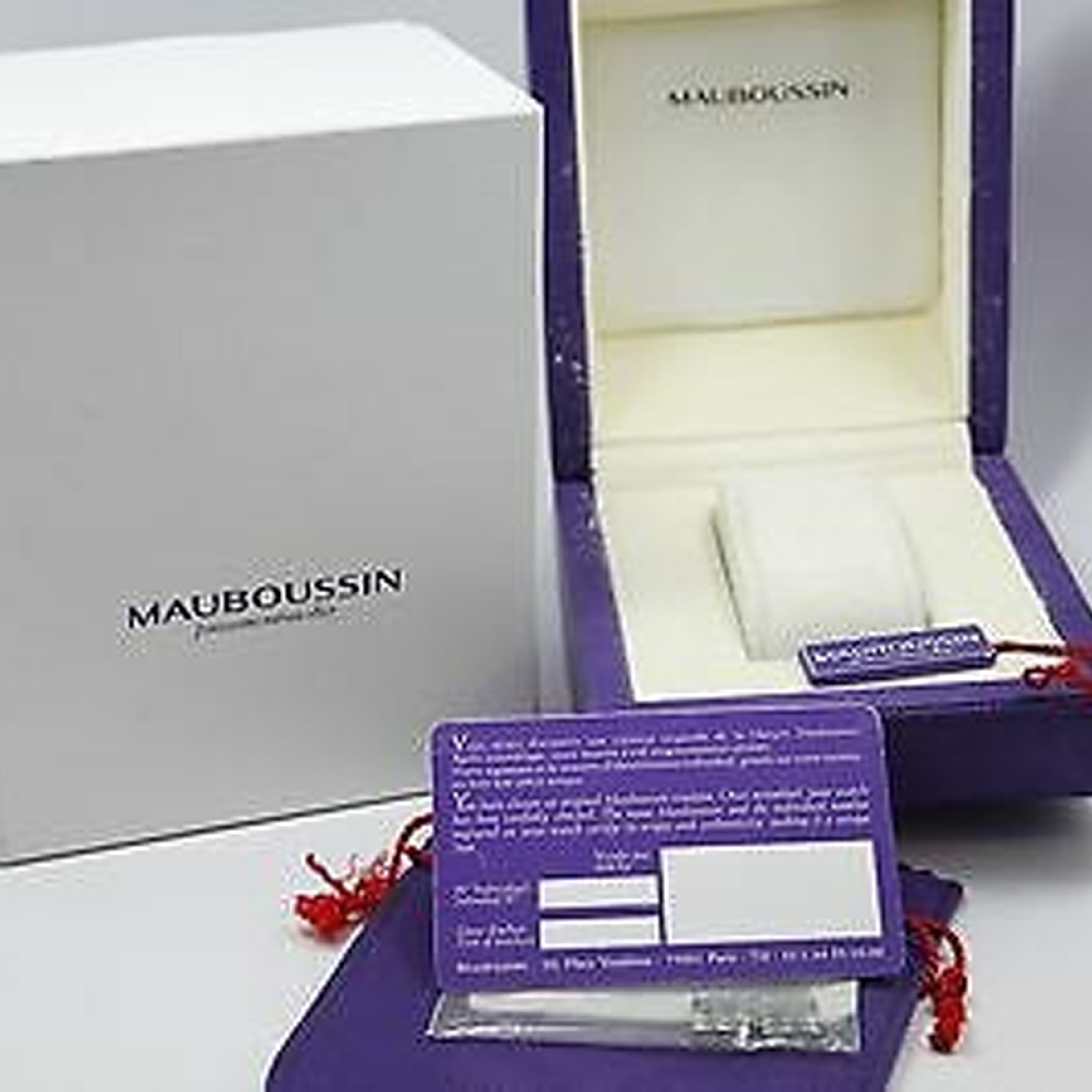 Mauboussin Rails White Dial Stainless Steel Quartz 13.5mm R68601