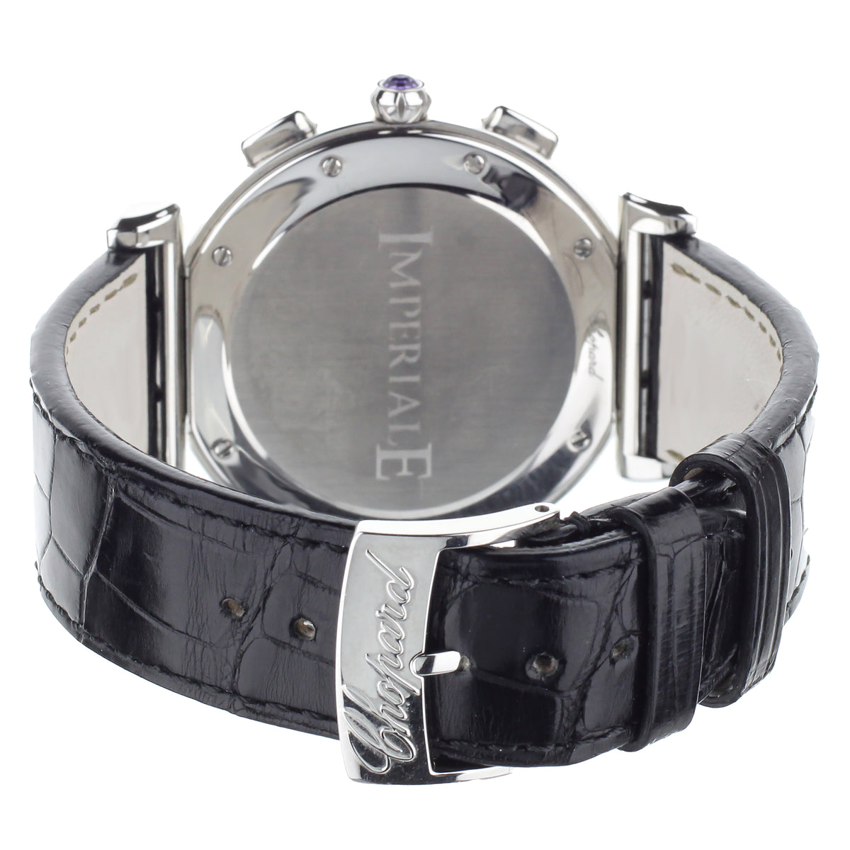 Chopard Imperiale Chronograph with Diamond Bezel 388549-3001 2.41cts 20 Stones