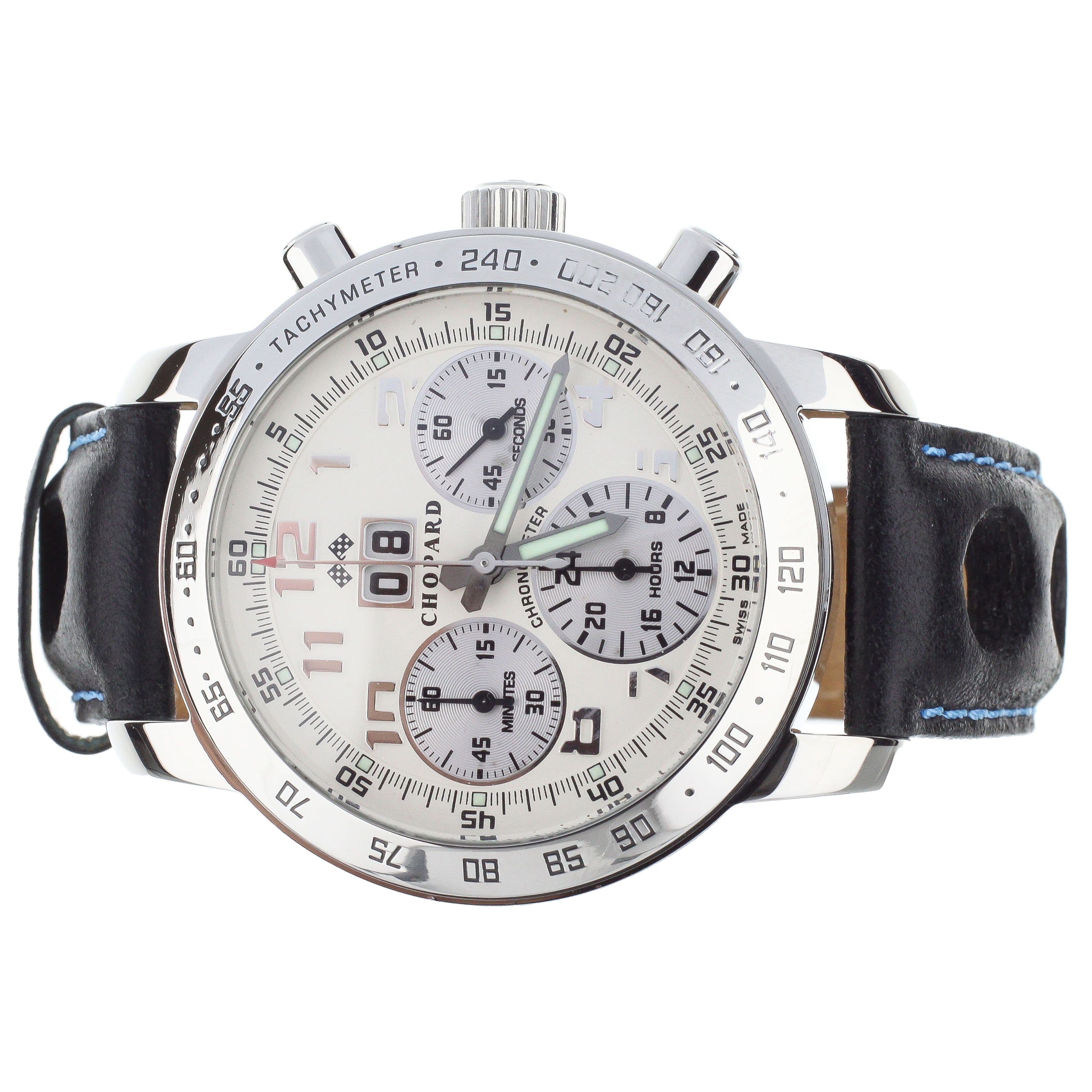 CHOPARD STEEL MILLE MIGLIA CHRONO "JACKY ICKX EDITION" 40.5MM REF: 168934-3001