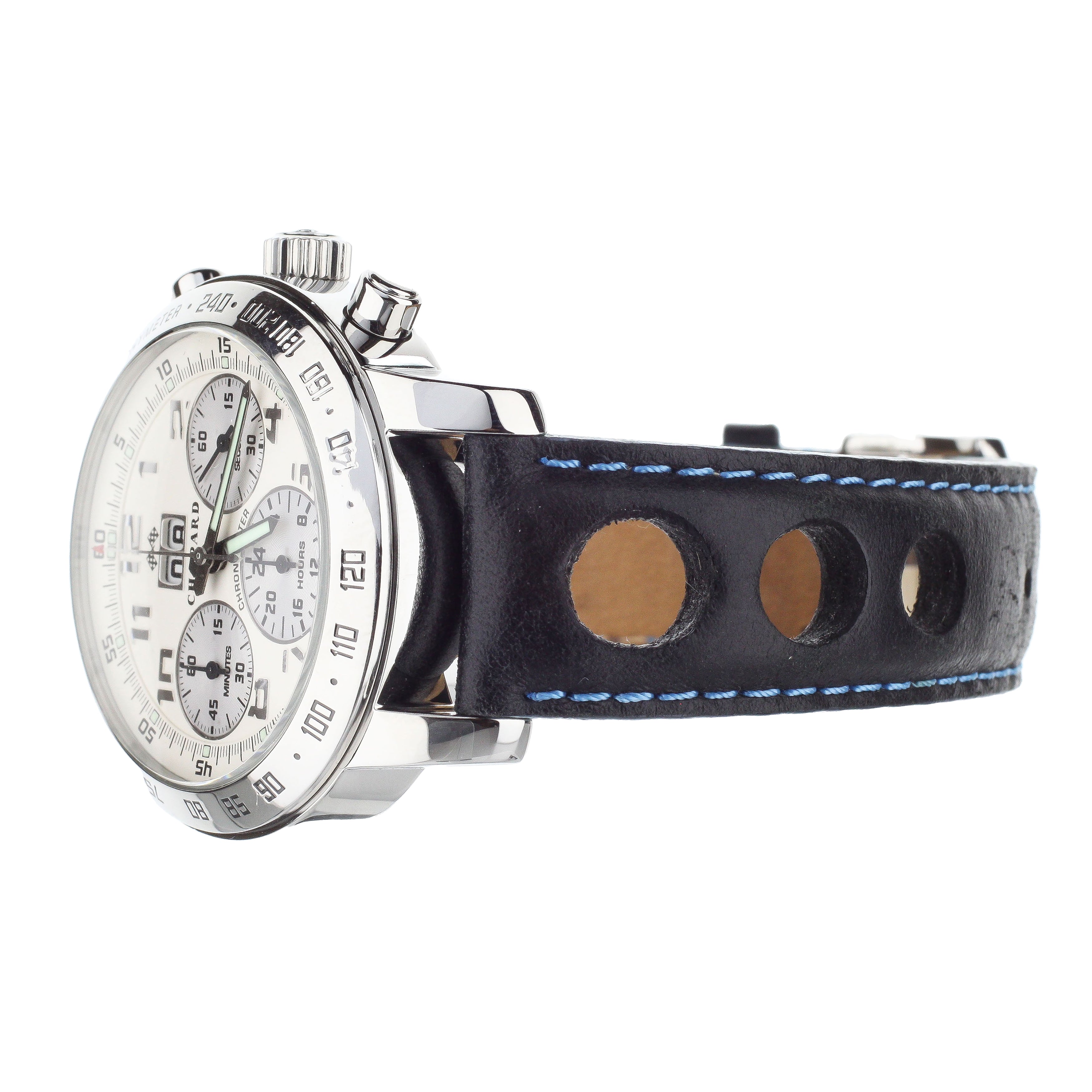 CHOPARD STEEL MILLE MIGLIA CHRONO "JACKY ICKX EDITION" 40.5MM REF: 168934-3001