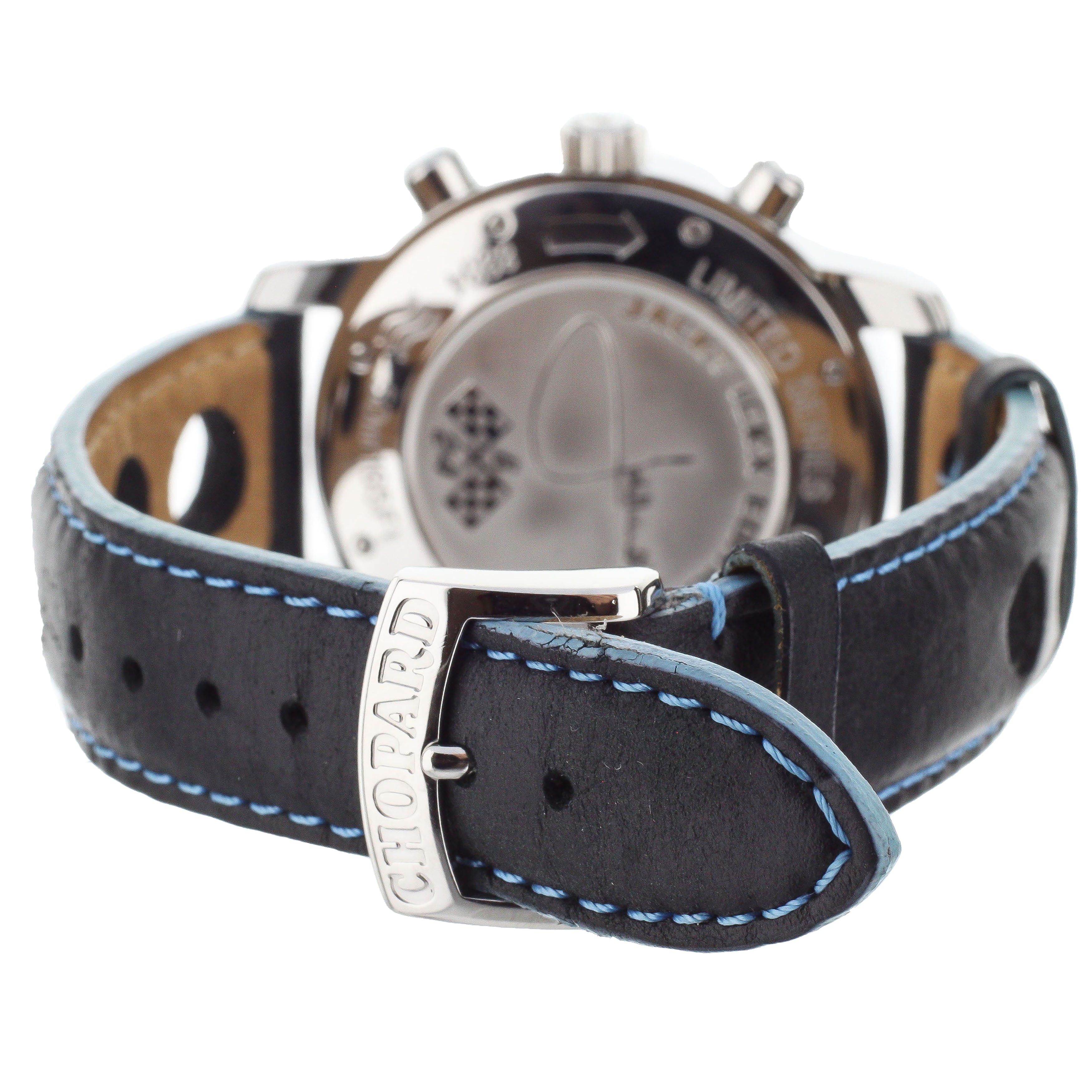 CHOPARD STEEL MILLE MIGLIA CHRONO "JACKY ICKX EDITION" 40.5MM REF: 168934-3001