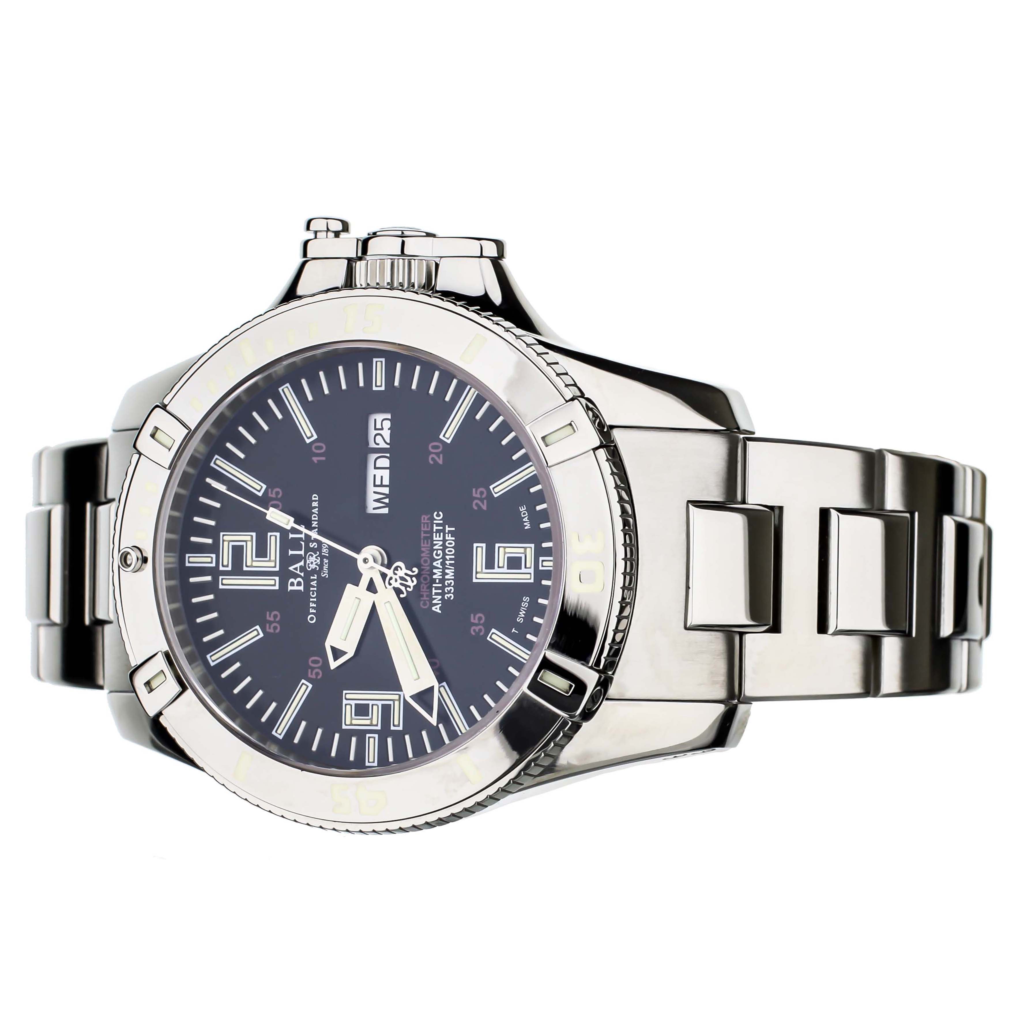 Ball Hydrocarbon Spacemaster Black Dial Stainless Steel 42mm DM2036A