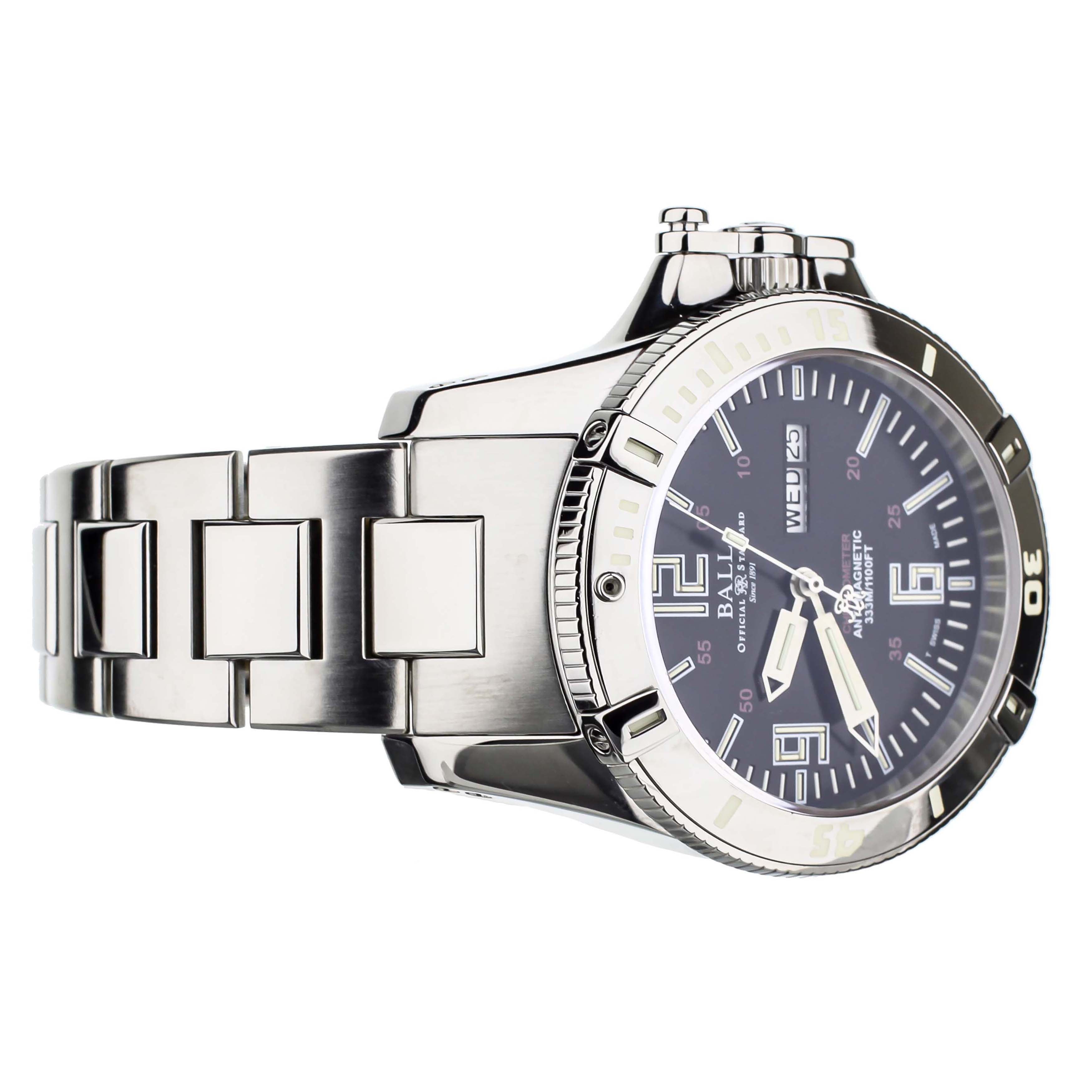 Ball Hydrocarbon Spacemaster Black Dial Stainless Steel 42mm DM2036A