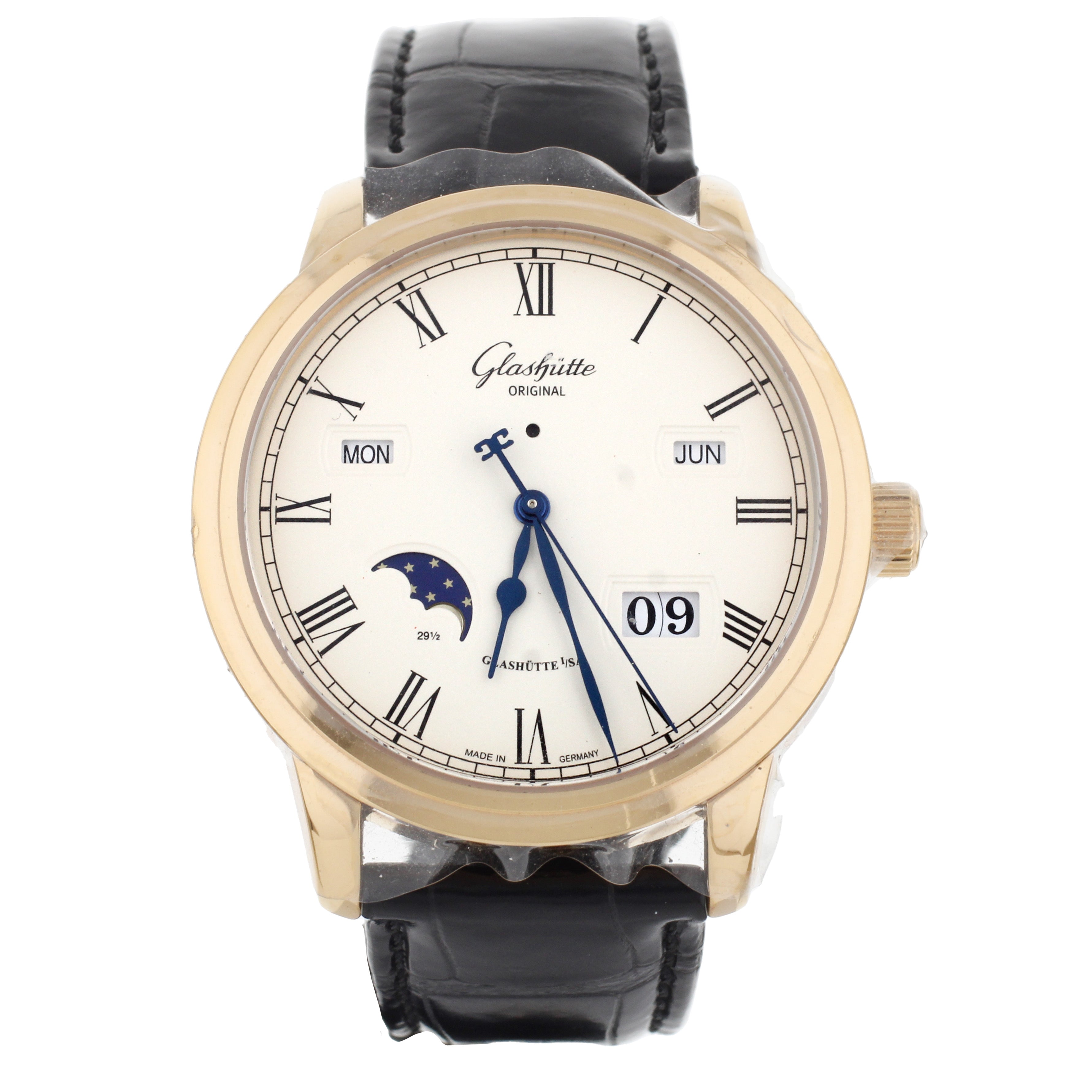 Glashutte Original 18K Rose Perpetual Calendar 100-02-22-05-05 NEW UNDATED WARRANTY