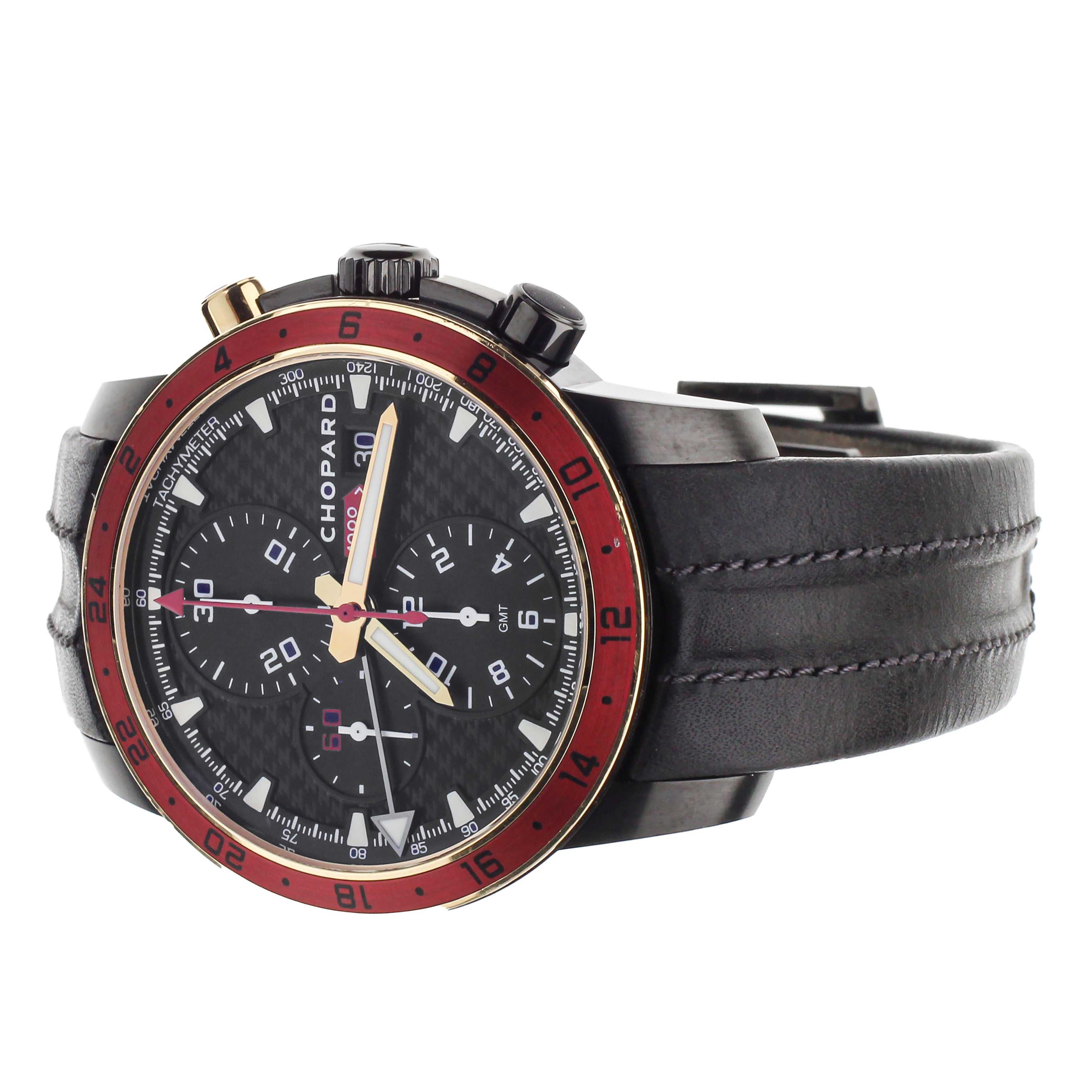 Chopard Mille Miglia Zagato GMT PVD Stainless Steel 43.5mm 168550-6001 Full Set