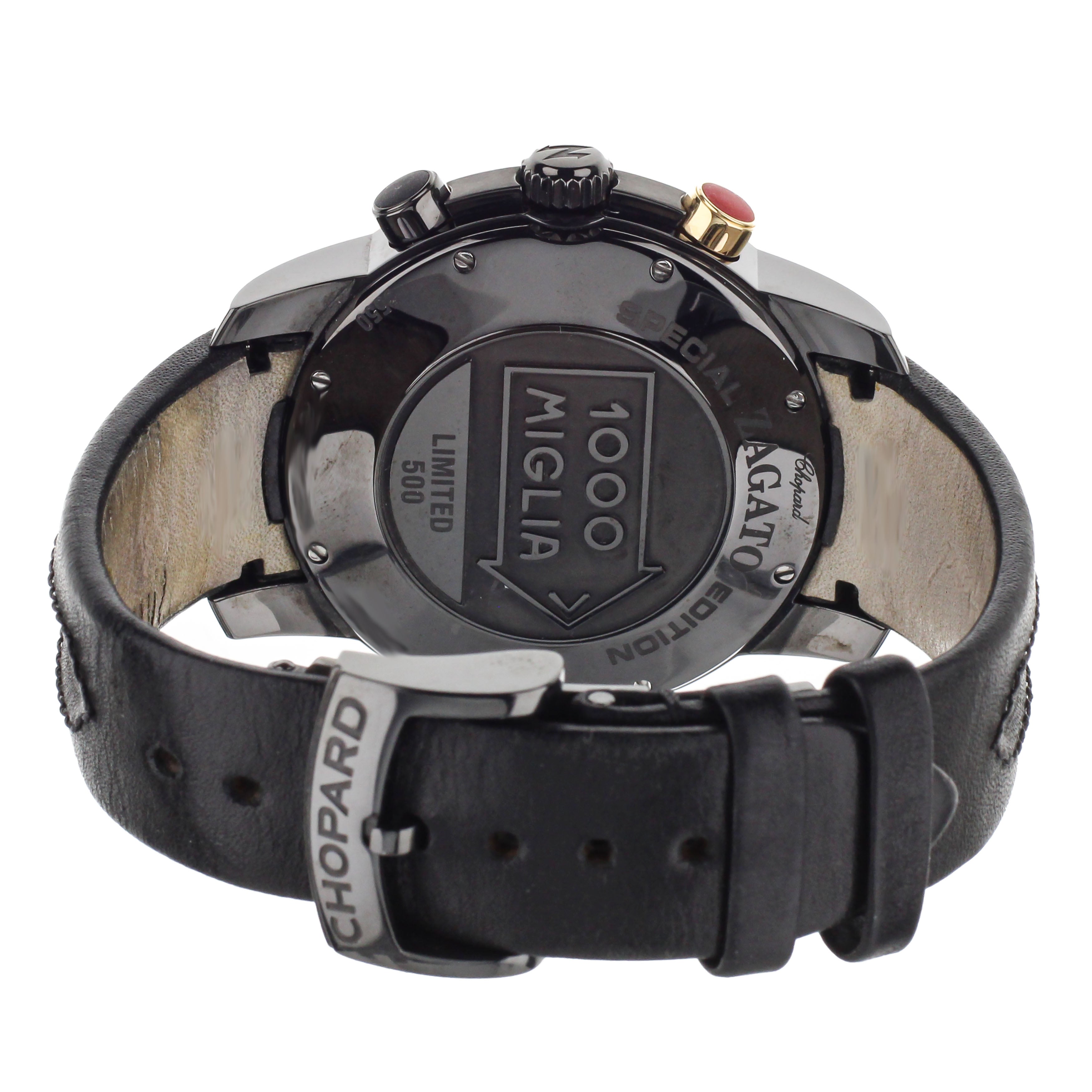 Chopard Mille Miglia Zagato GMT PVD Stainless Steel 43.5mm 168550-6001 Full Set