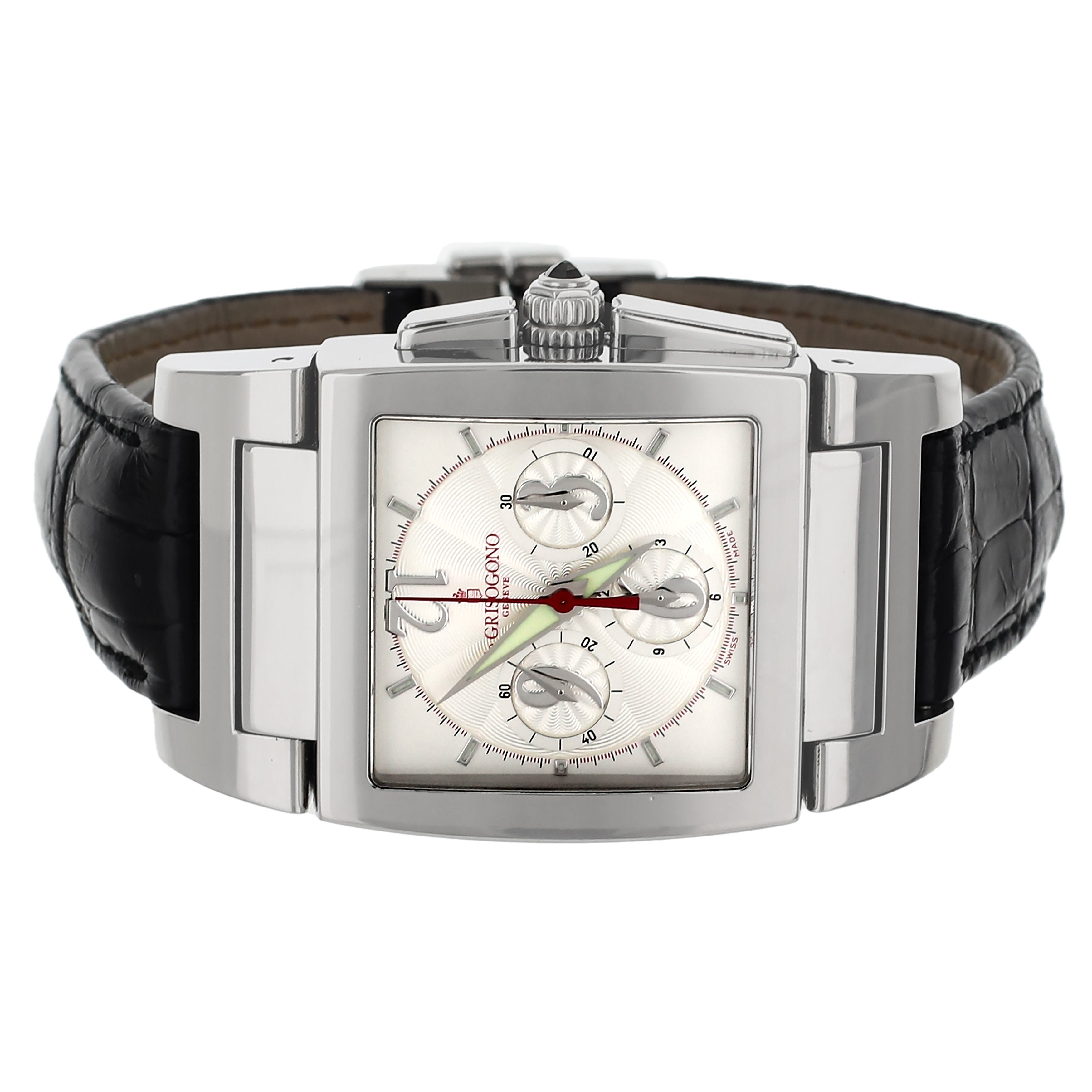 De Grisogono Instrumento Uno Chronograph Stainless Steel 33 x 55 mm DFN02