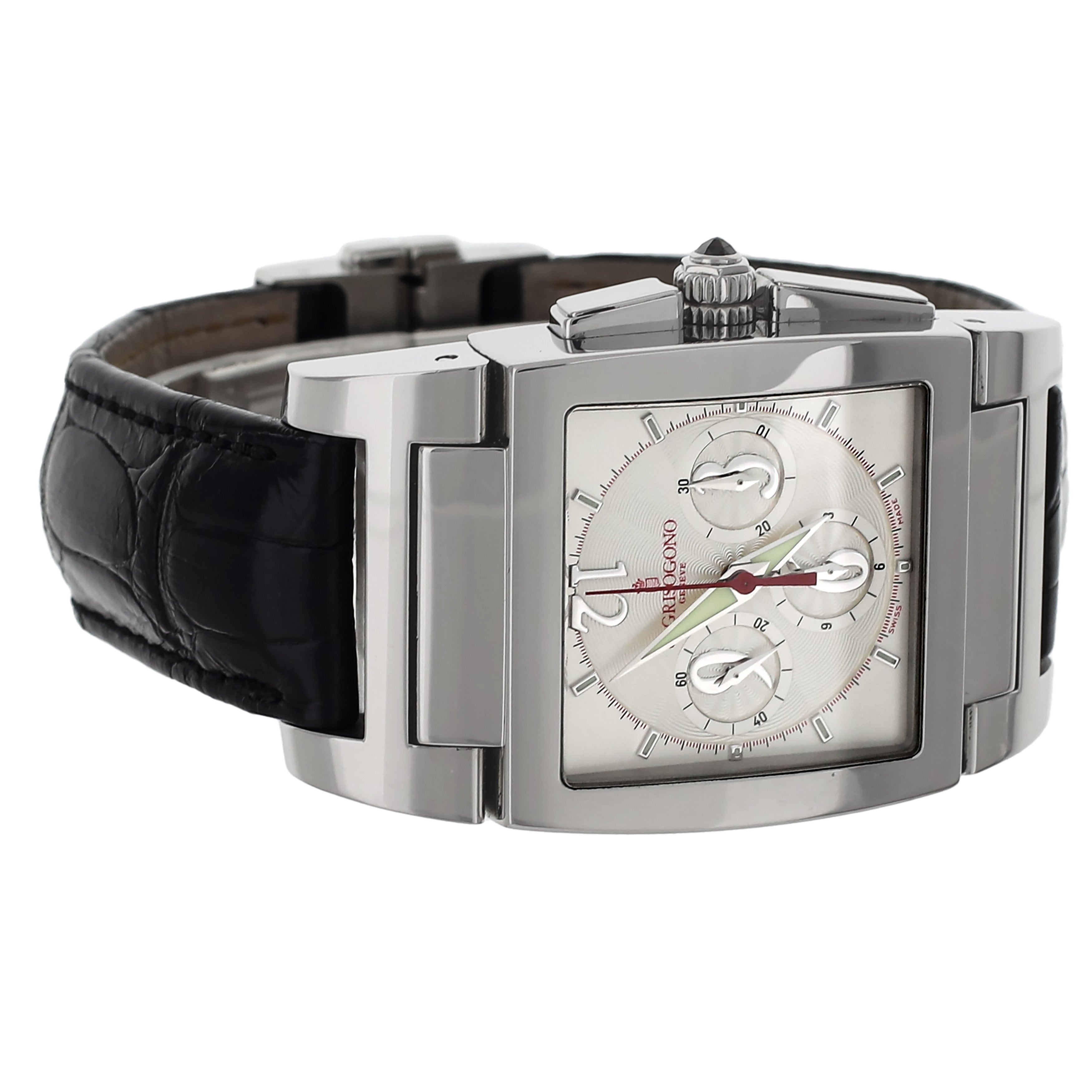 De Grisogono Instrumento Uno Chronograph Stainless Steel 33 x 55 mm DFN02