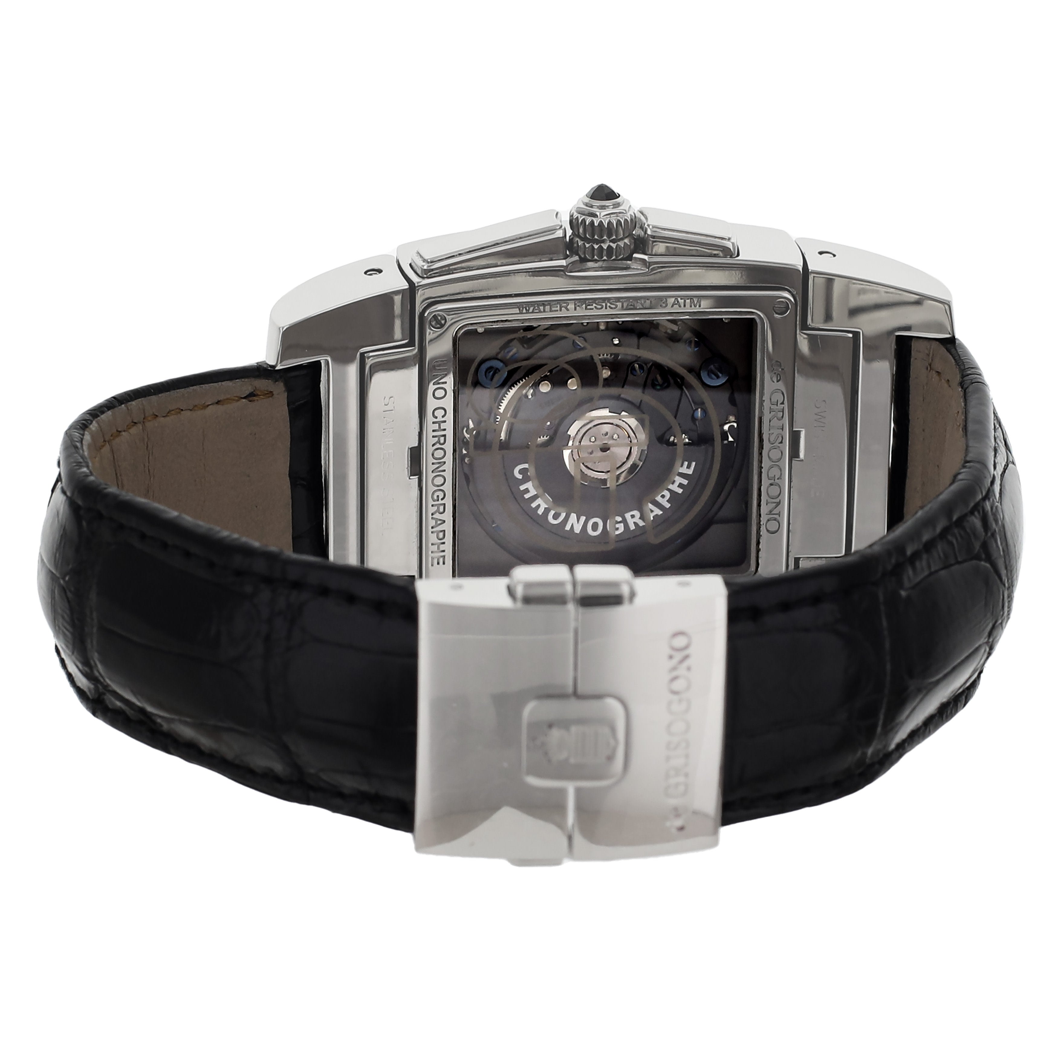 De Grisogono Instrumento Uno Chronograph Stainless Steel 33 x 55 mm DFN02