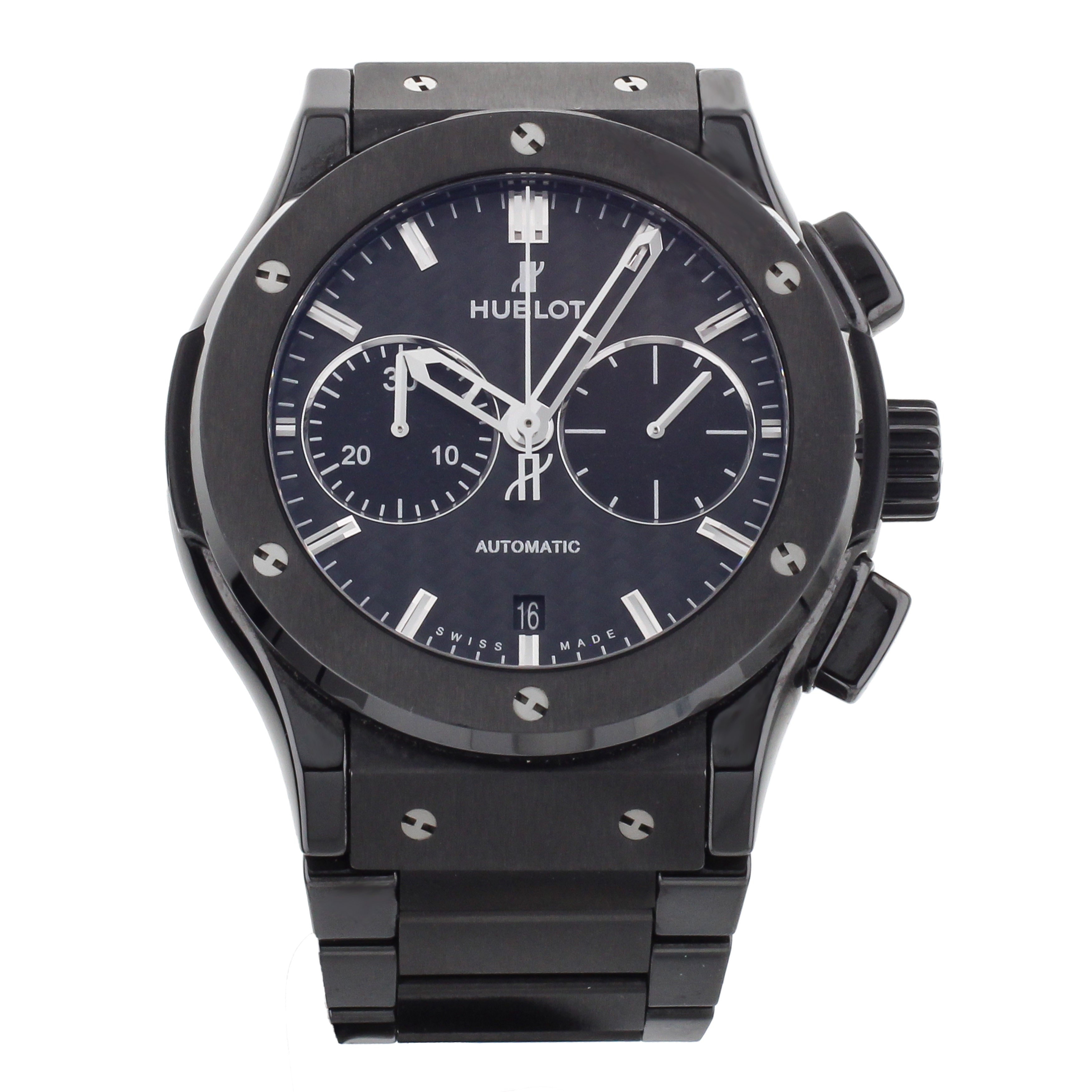 Hublot Classic Fusion Chronograph Black Magic Ceramic Dial 45mm 520.CM.1170.CM