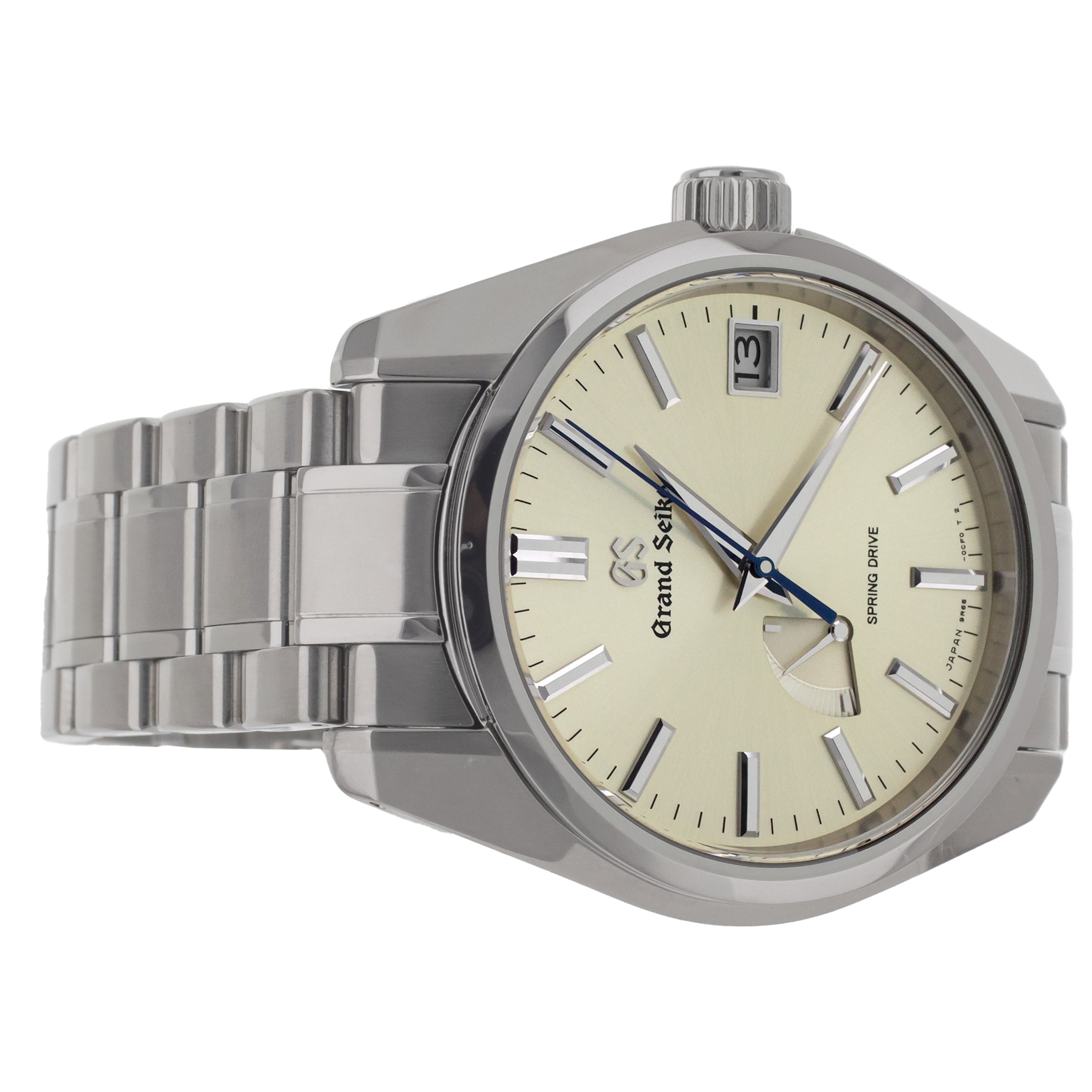 Grand Seiko Heritage Spring Drive Stainless Steel Silver Dial 40mm SBGA373