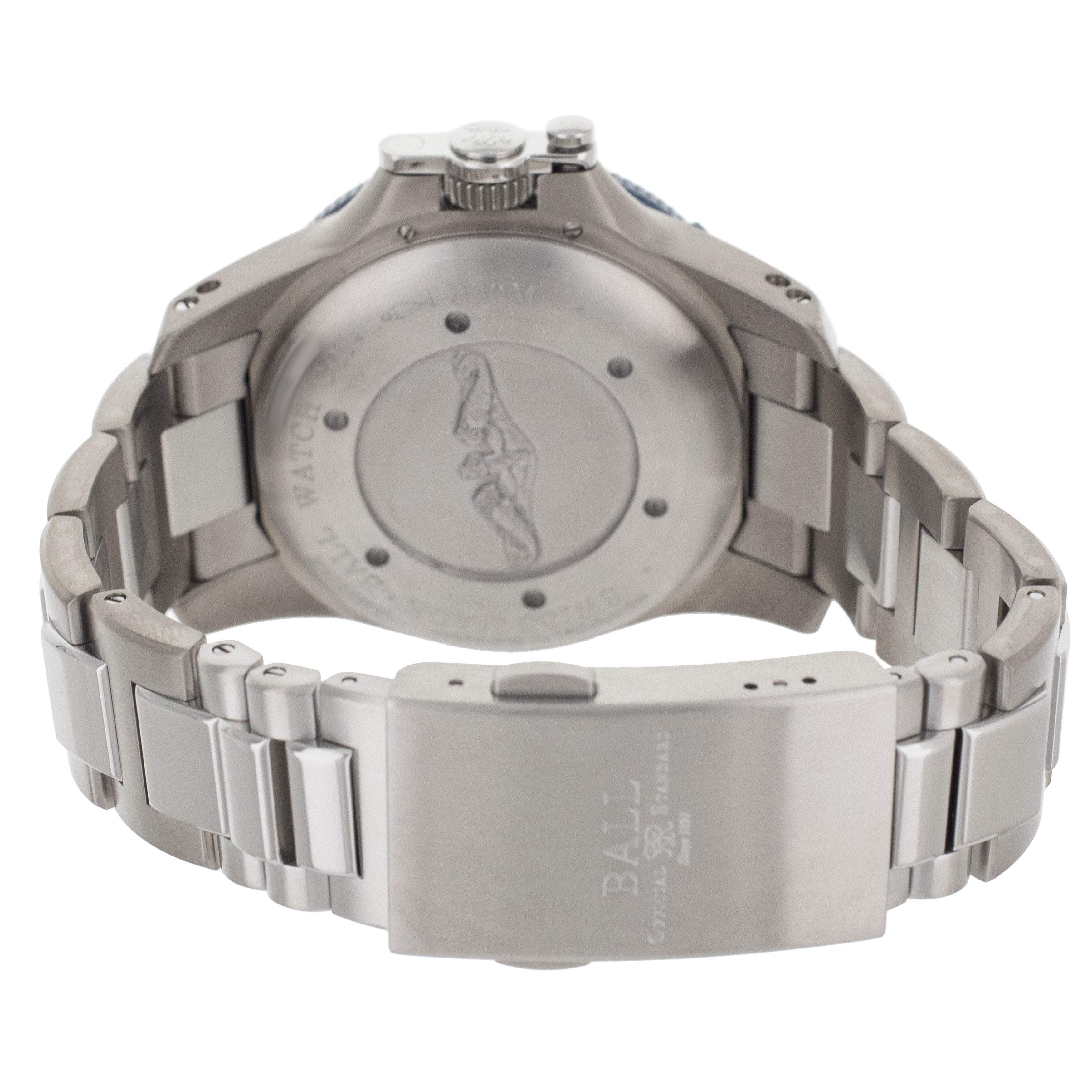 Ball Submarine Warfare Stainless Steel Blue Dial on Bracelet 42mm DM2276A