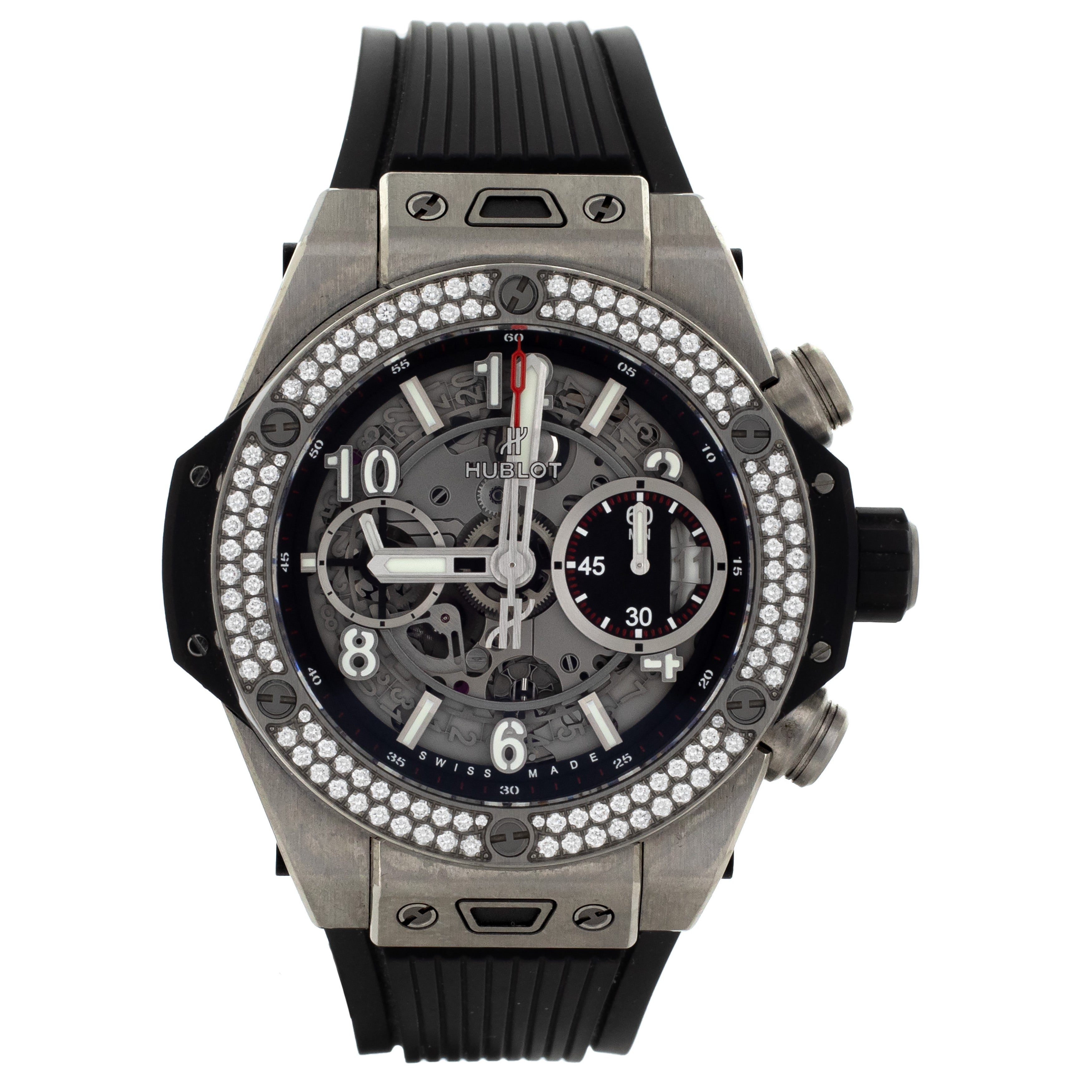 Hublot Big Bang Unico Titanium Diamond Bezel 44mm 421.NX.1170.RX.1104