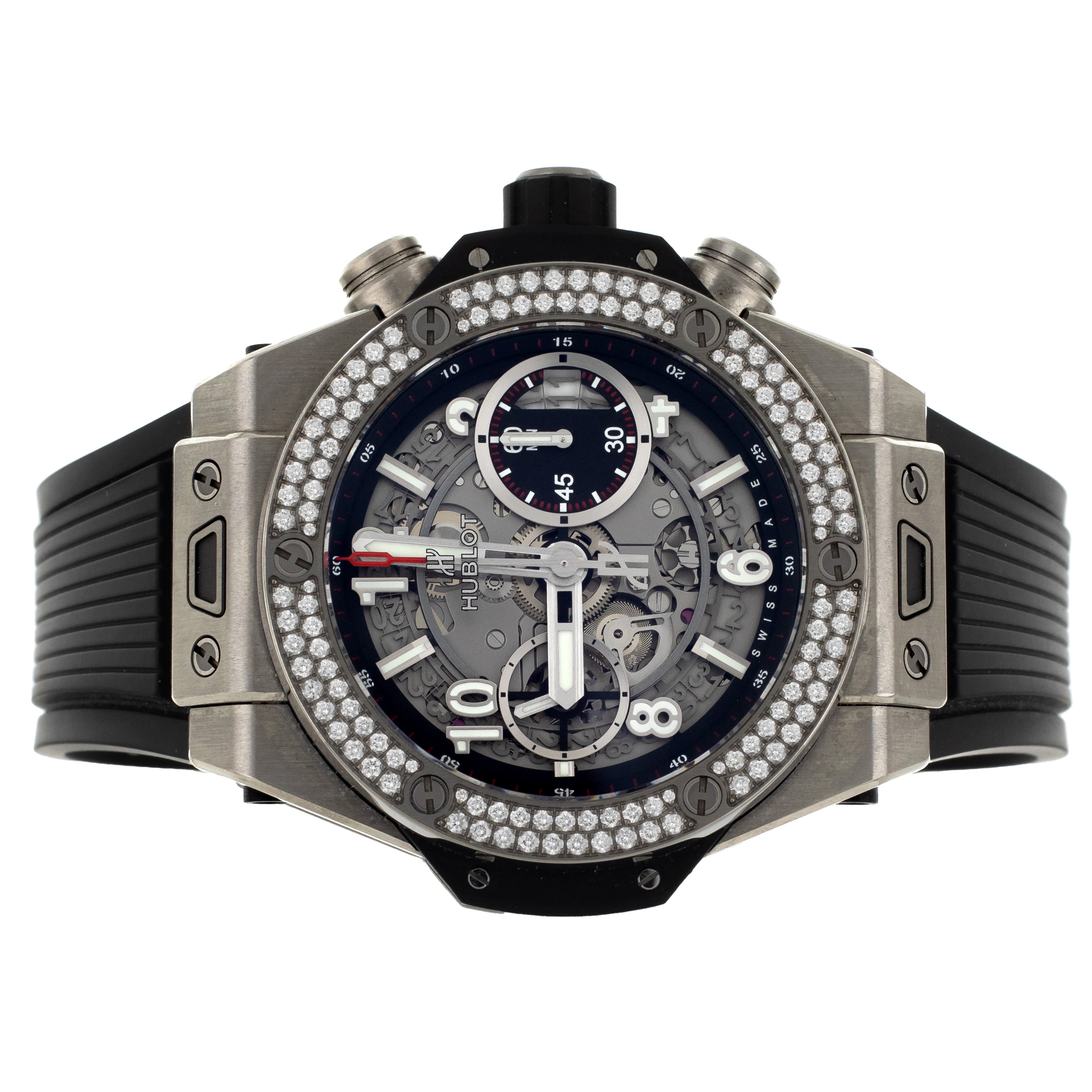 Hublot Big Bang Unico Titanium Diamond Bezel 44mm 421.NX.1170.RX.1104