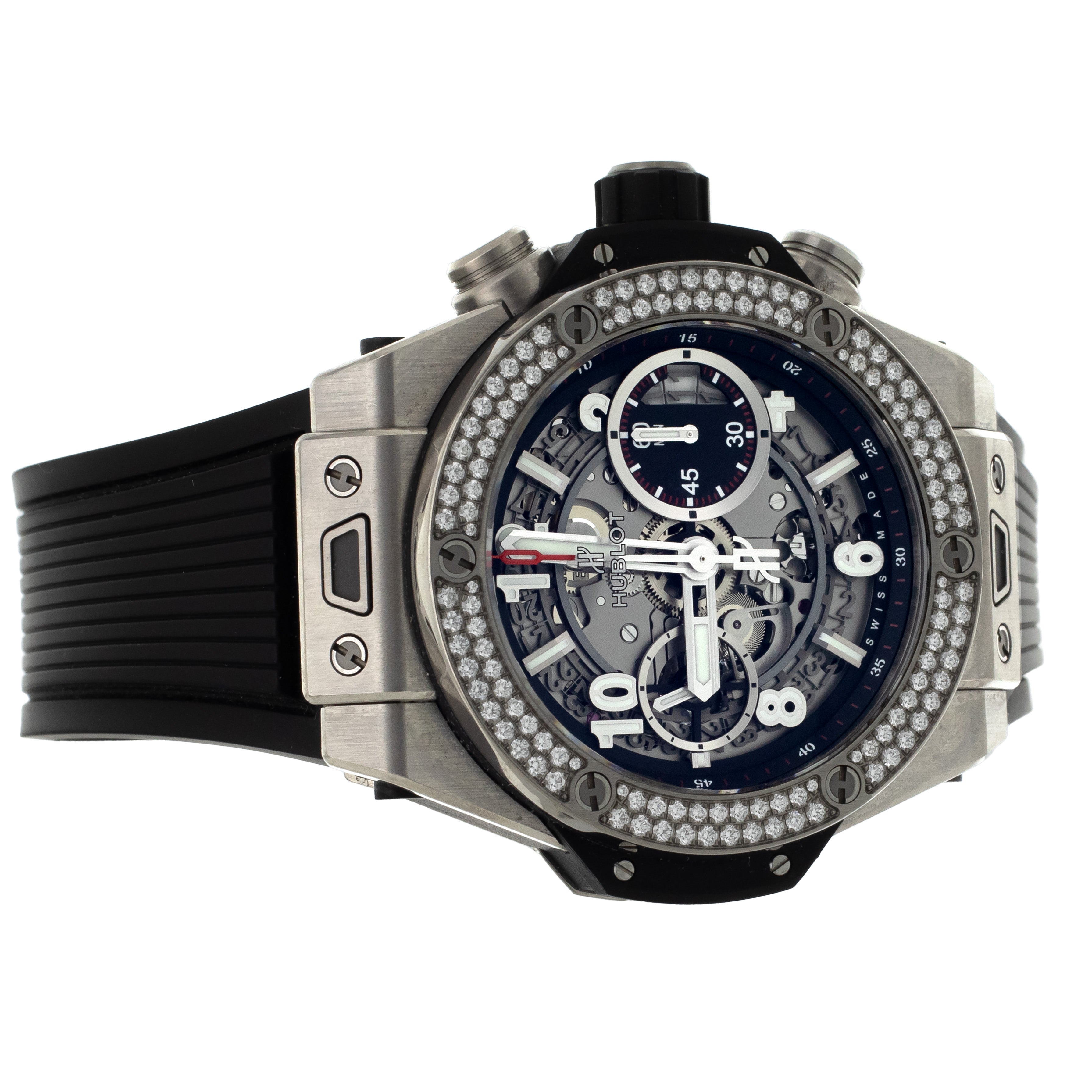 Hublot Big Bang Unico Titanium Diamond Bezel 44mm 421.NX.1170.RX.1104