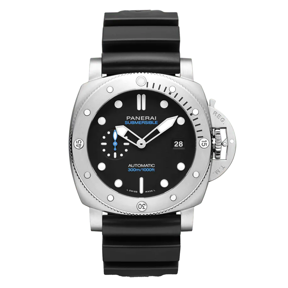 Panerai Submersible Quarantaquattro Watch, 44mm Black Dial, PAM01229