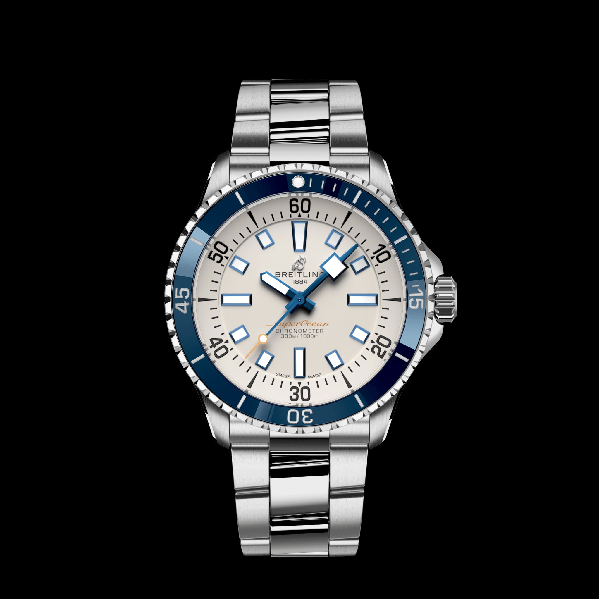 breitling superocean white dial