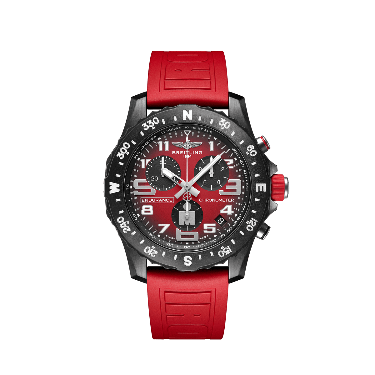 Breitling Endurance Pro Ironman Watch, 44mm Red Dial, X823109A1K1S1