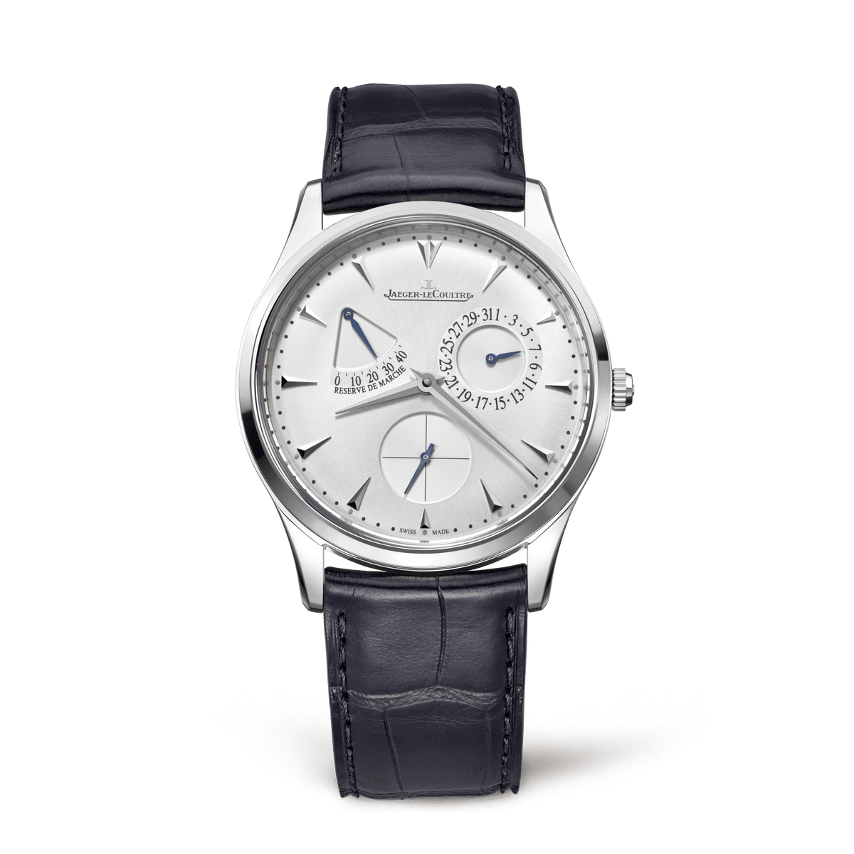 Jaeger-LeCoultre Master Ultra Thin Power Reserve Watch, 39mm Silver Dial, Q1378420