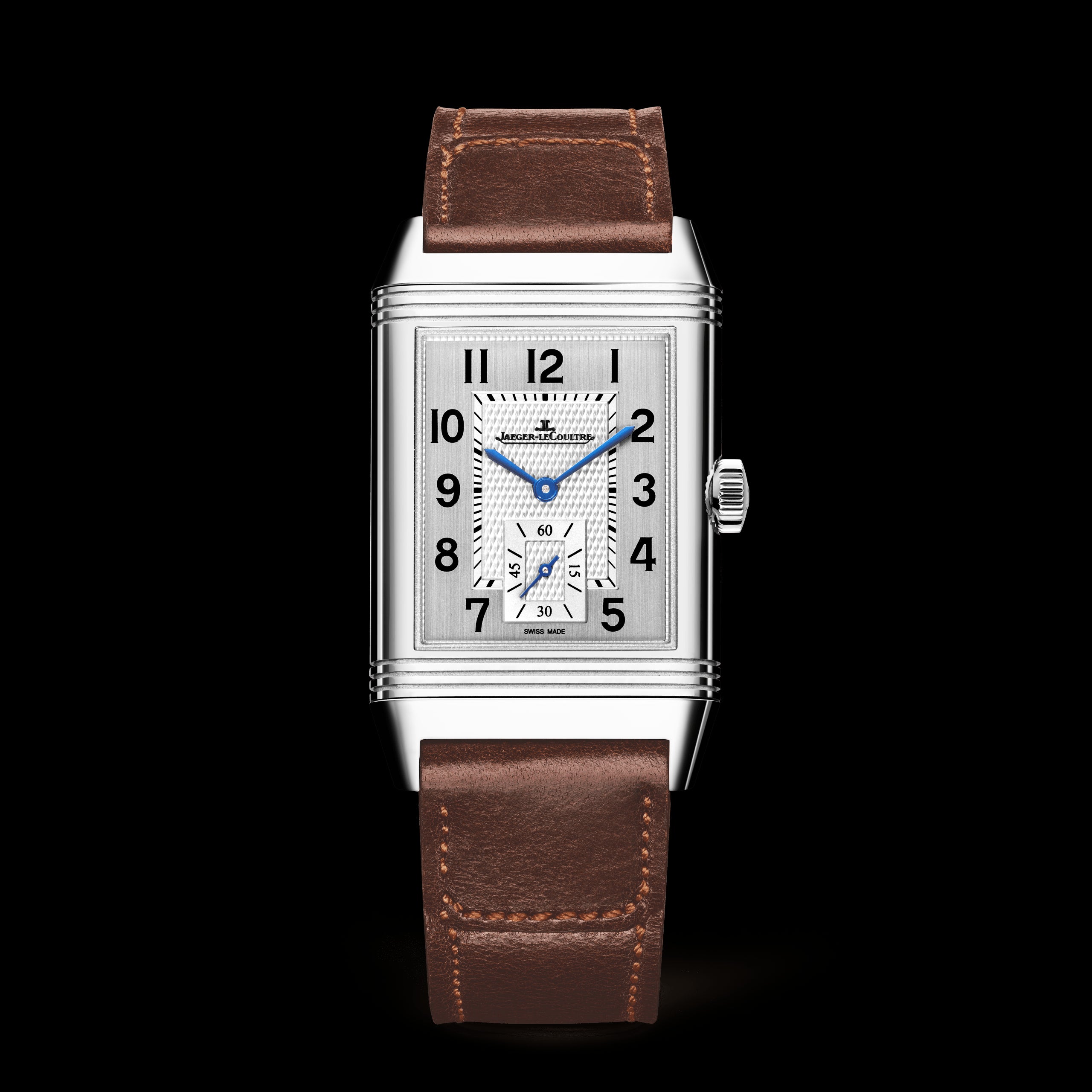 Jaeger-LeCoultre Reverso Classic Duoface Small Seconds Watch, 47mm Silver Dial, Q3848422