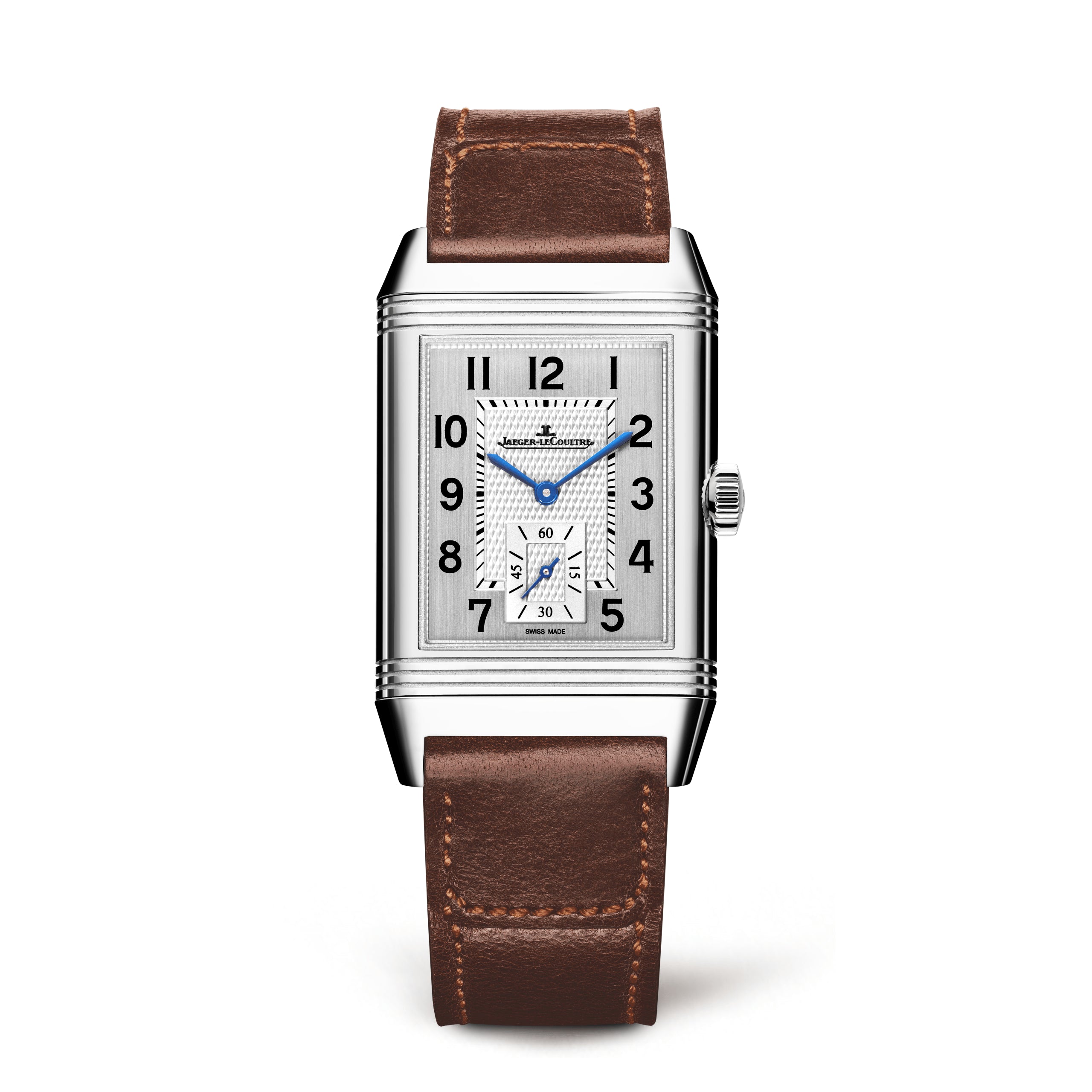 Jaeger-LeCoultre Reverso Classic Monoface Small Seconds Watch, 45.6mm Silver Dial, Q3858522