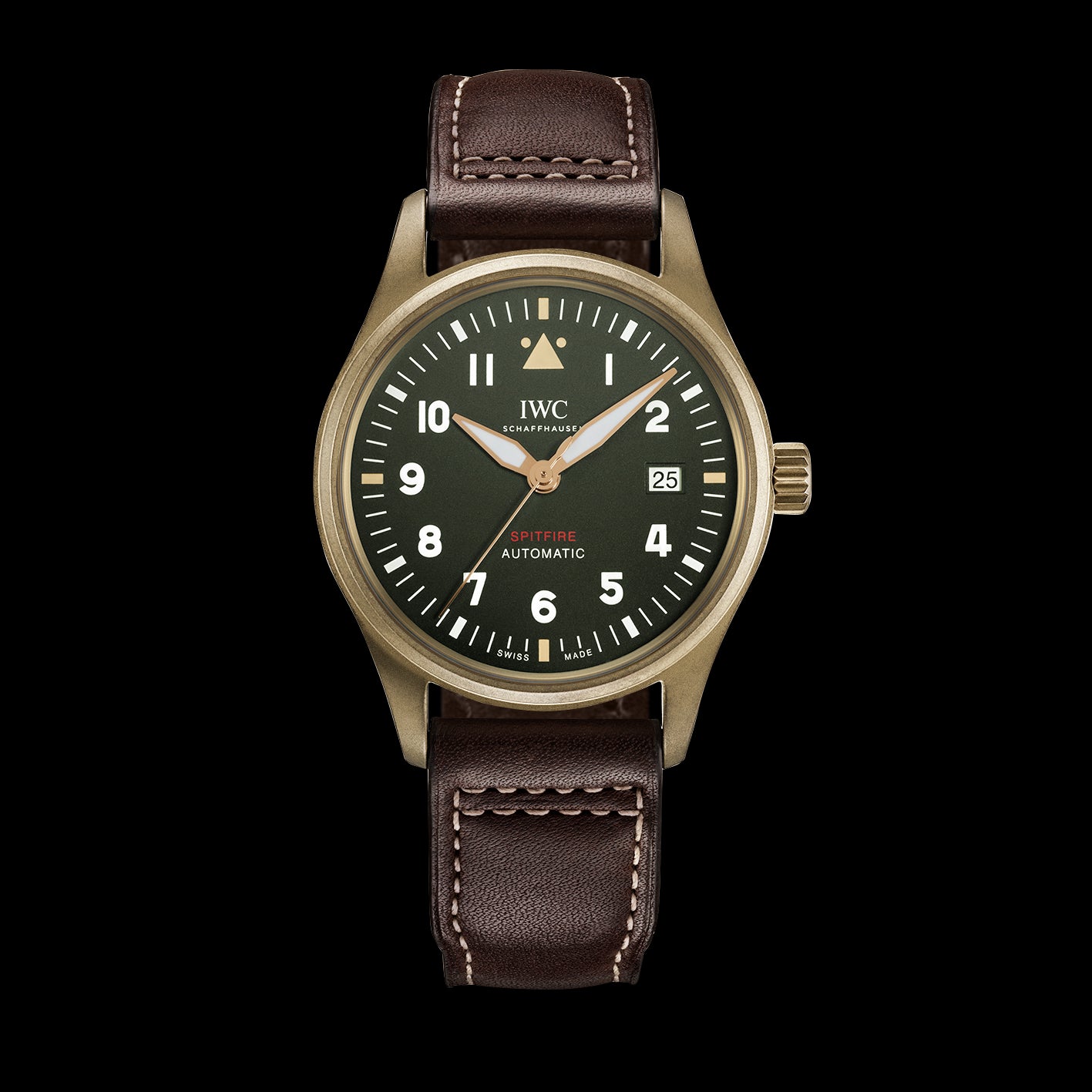 Iwc spitfire 2025 green dial