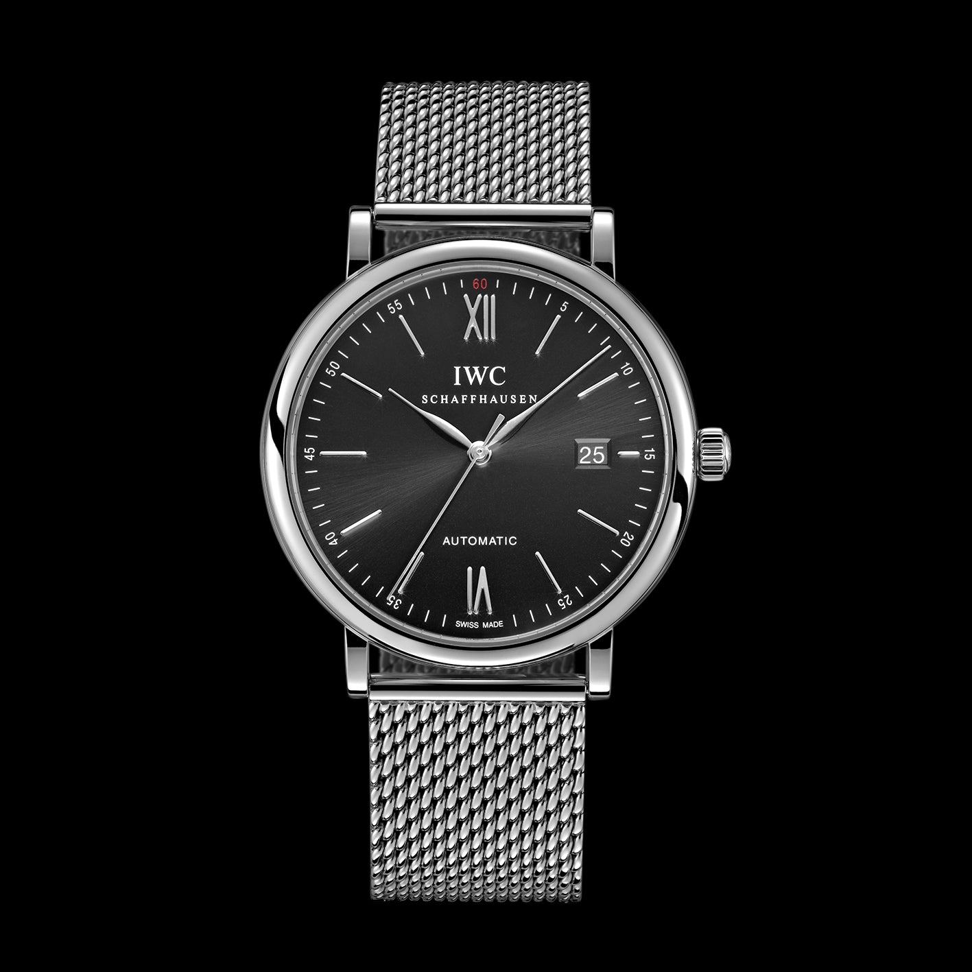 IWC Portofino Automatic Watch, 40mm Black Dial, IW356506