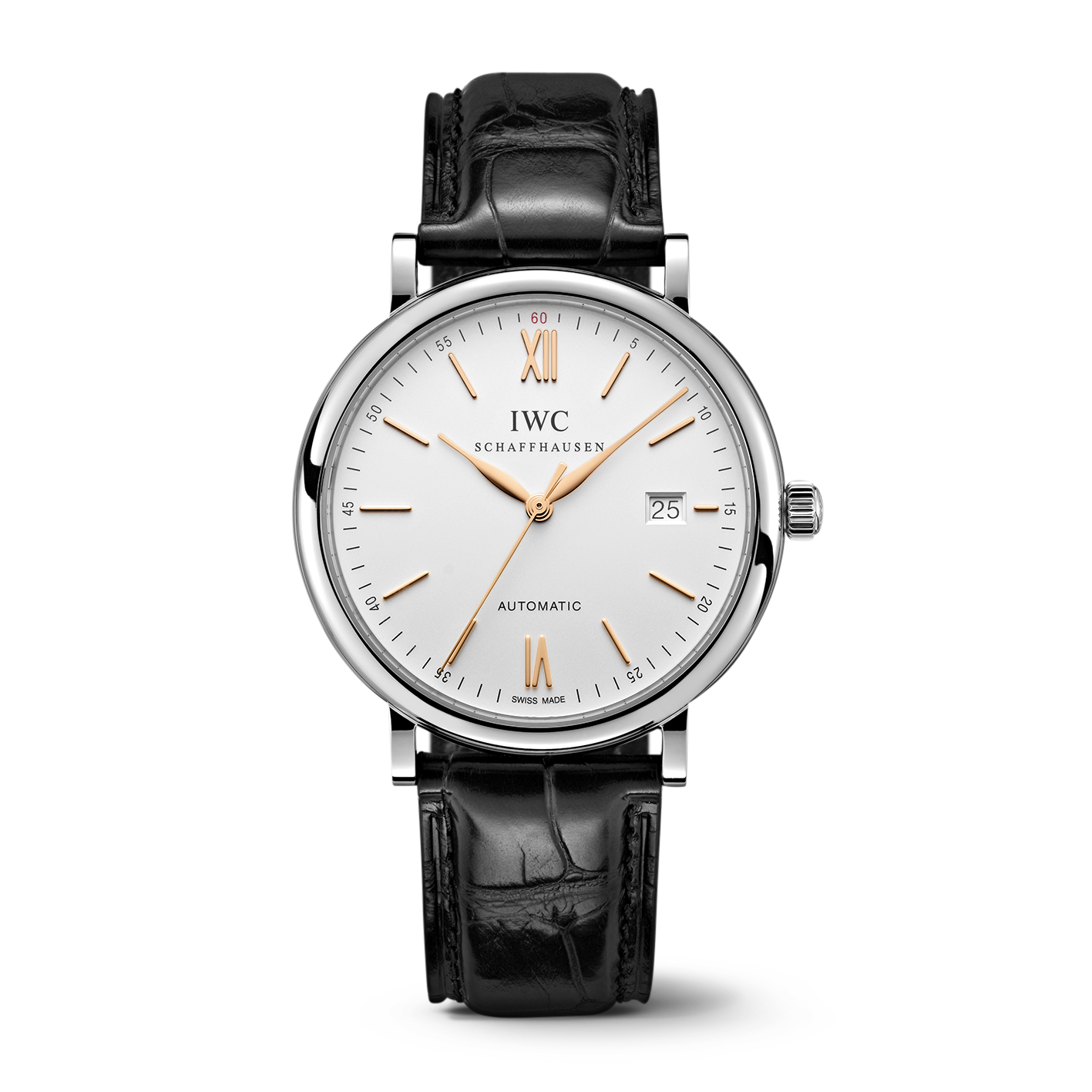 IWC Portofino Automatic Watch, 40mm White Dial, IW356517