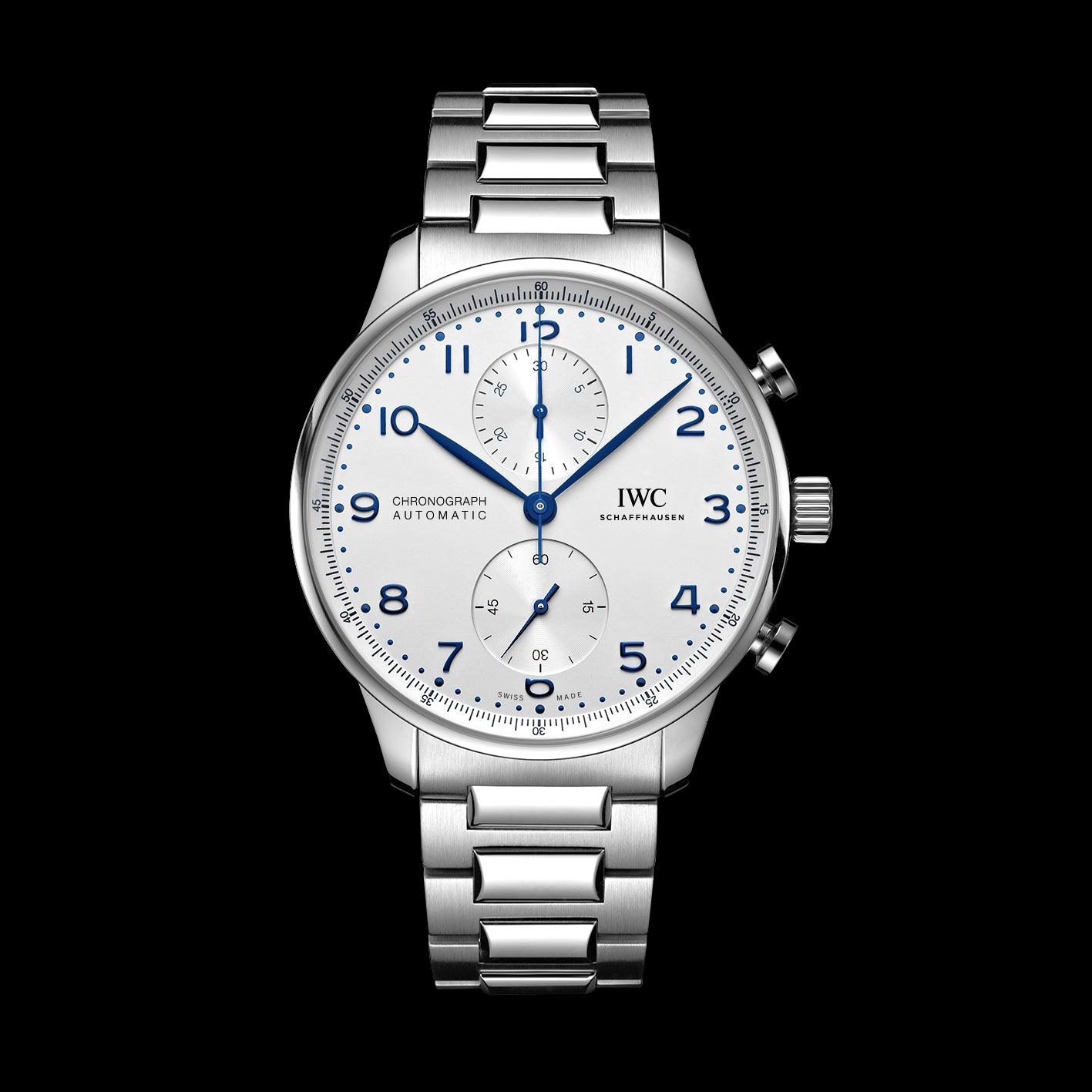 IWC Portugieser Chronograph Watch, 41mm Silver Dial, IW371617