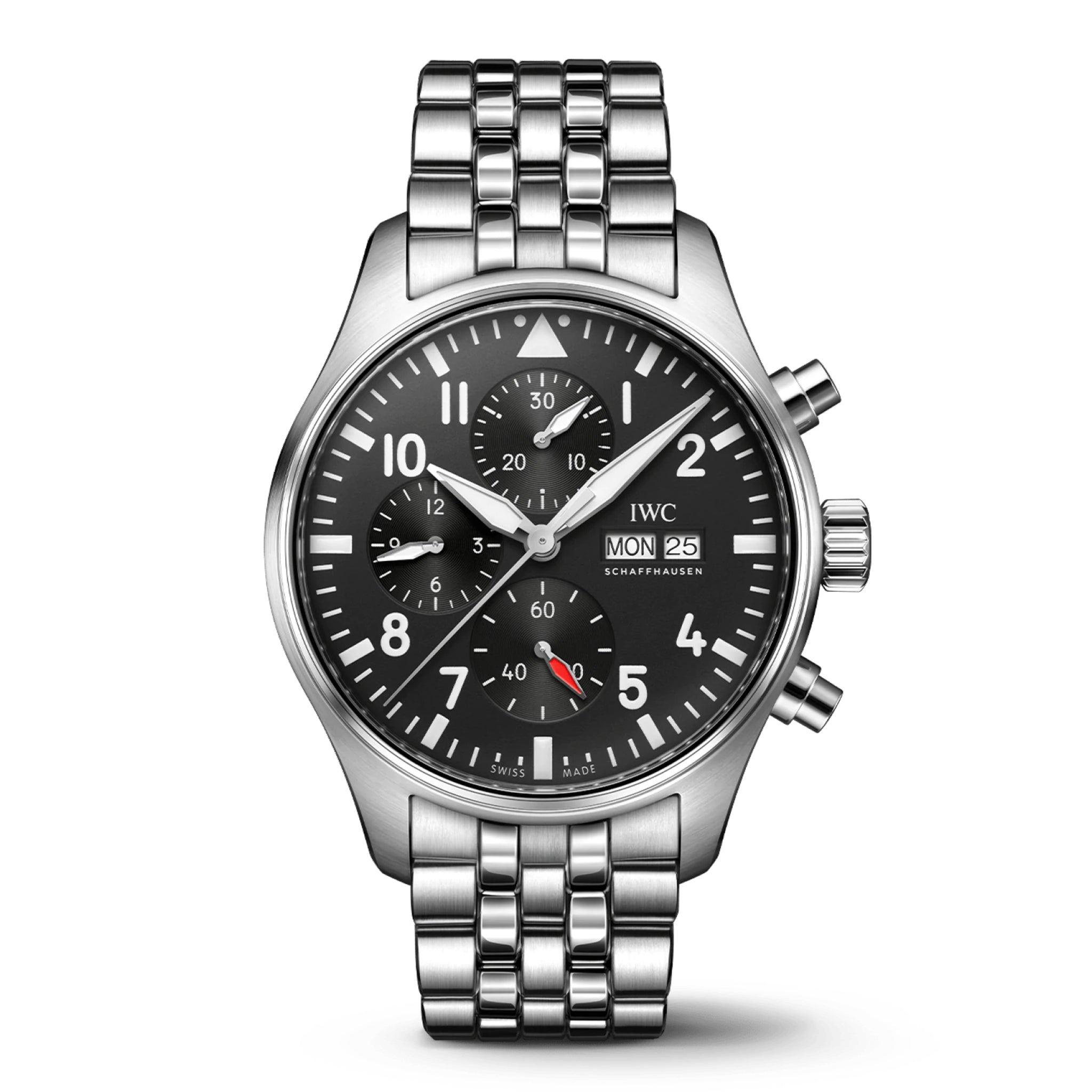 IWC Pilot'S Watch Chronograph Watch, 43mm Black Dial, IW378002